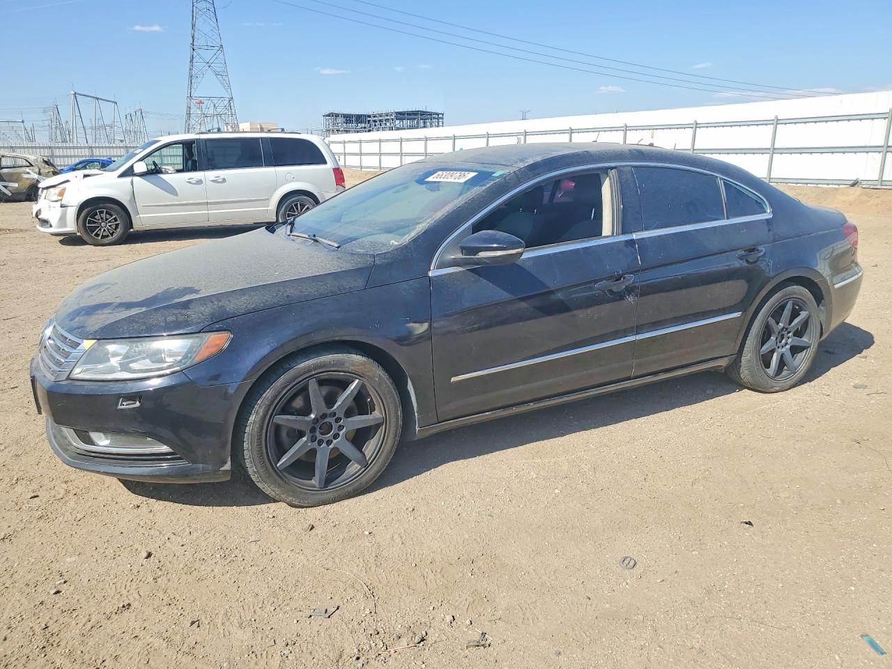 2014 Volkswagen Cc Sport Black vin: WVWBP7AN3EE527077
