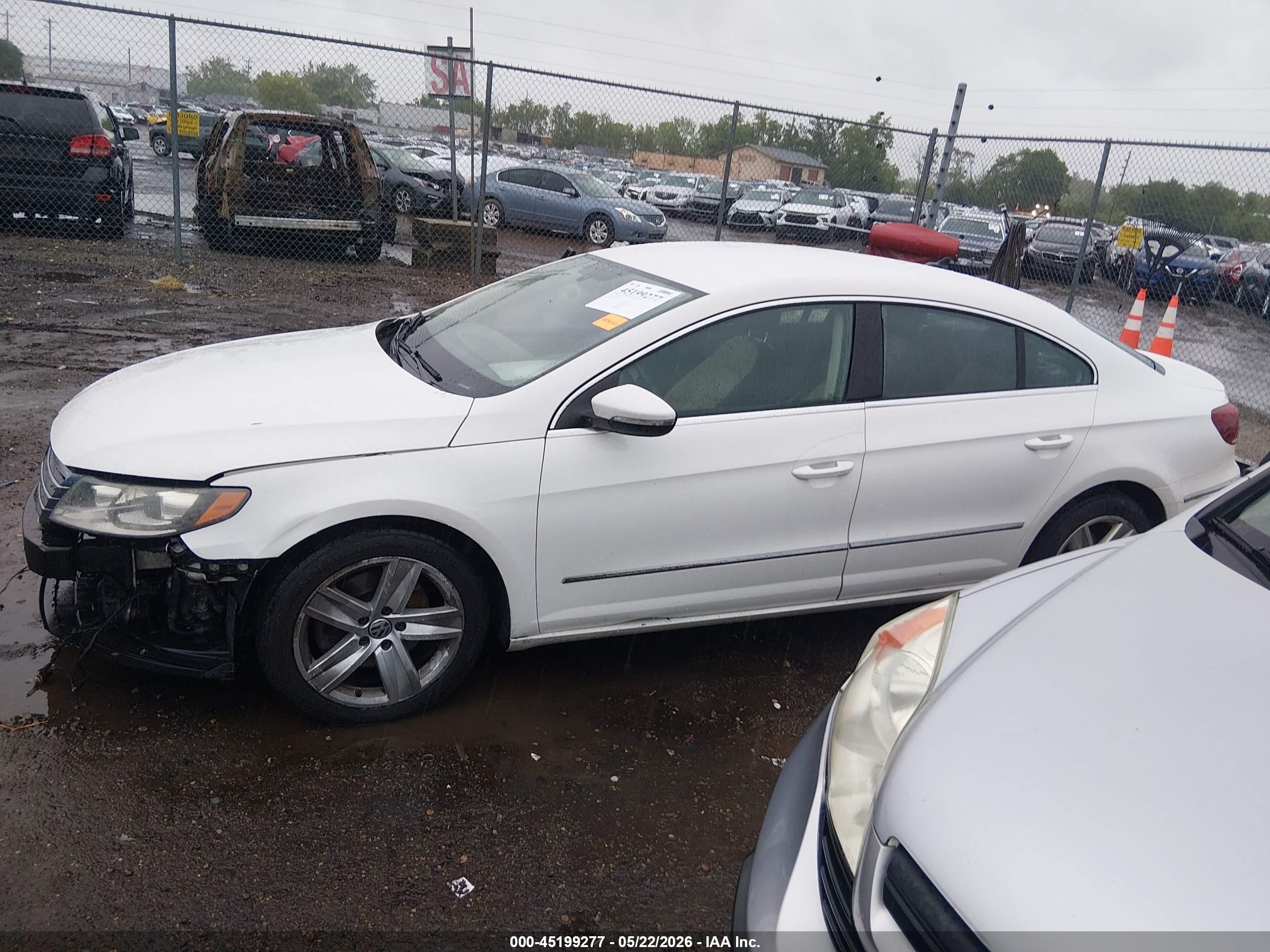 2014 Volkswagen Cc 2.0t Sport Белый vin: WVWBP7AN3EE537799