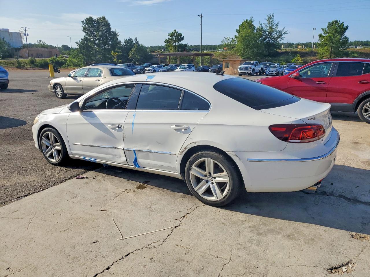 2013 Volkswagen Cc Sport White vin: WVWBP7AN4DE508486