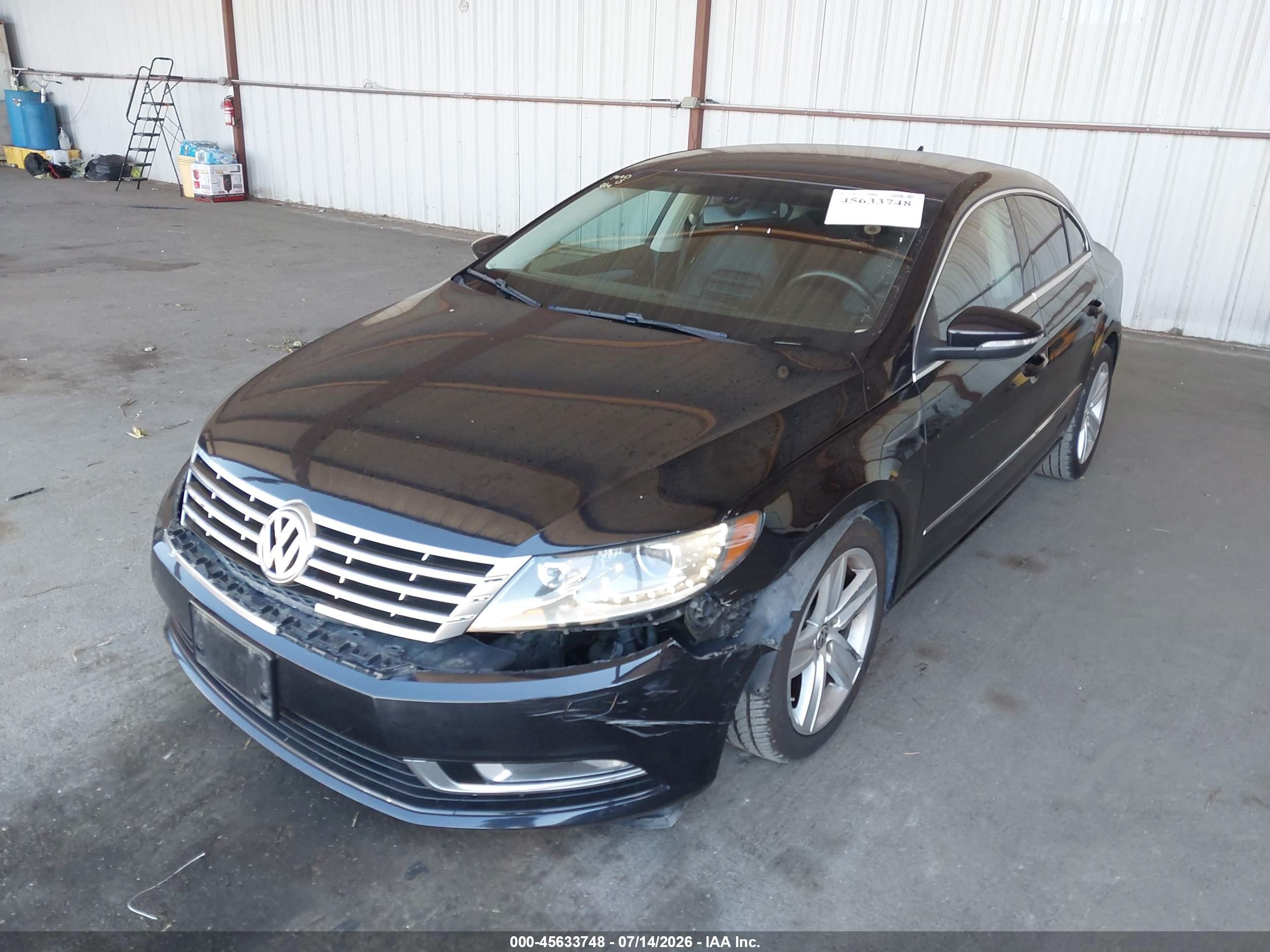 2013 Volkswagen Cc 2.0t Sport Черный vin: WVWBP7AN4DE525482