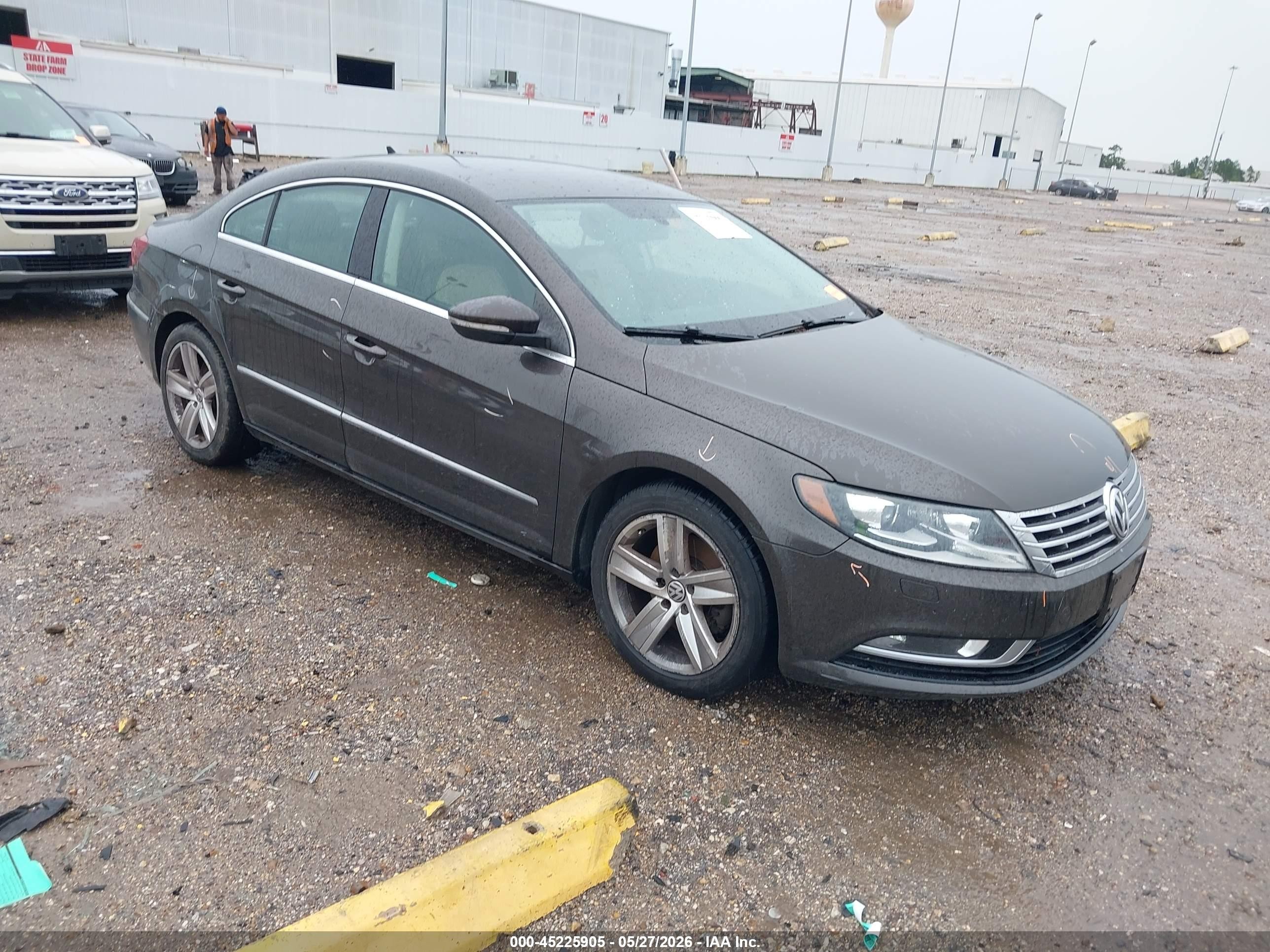 2013 Volkswagen Cc 2.0t Sport Gray vin: WVWBP7AN4DE562645