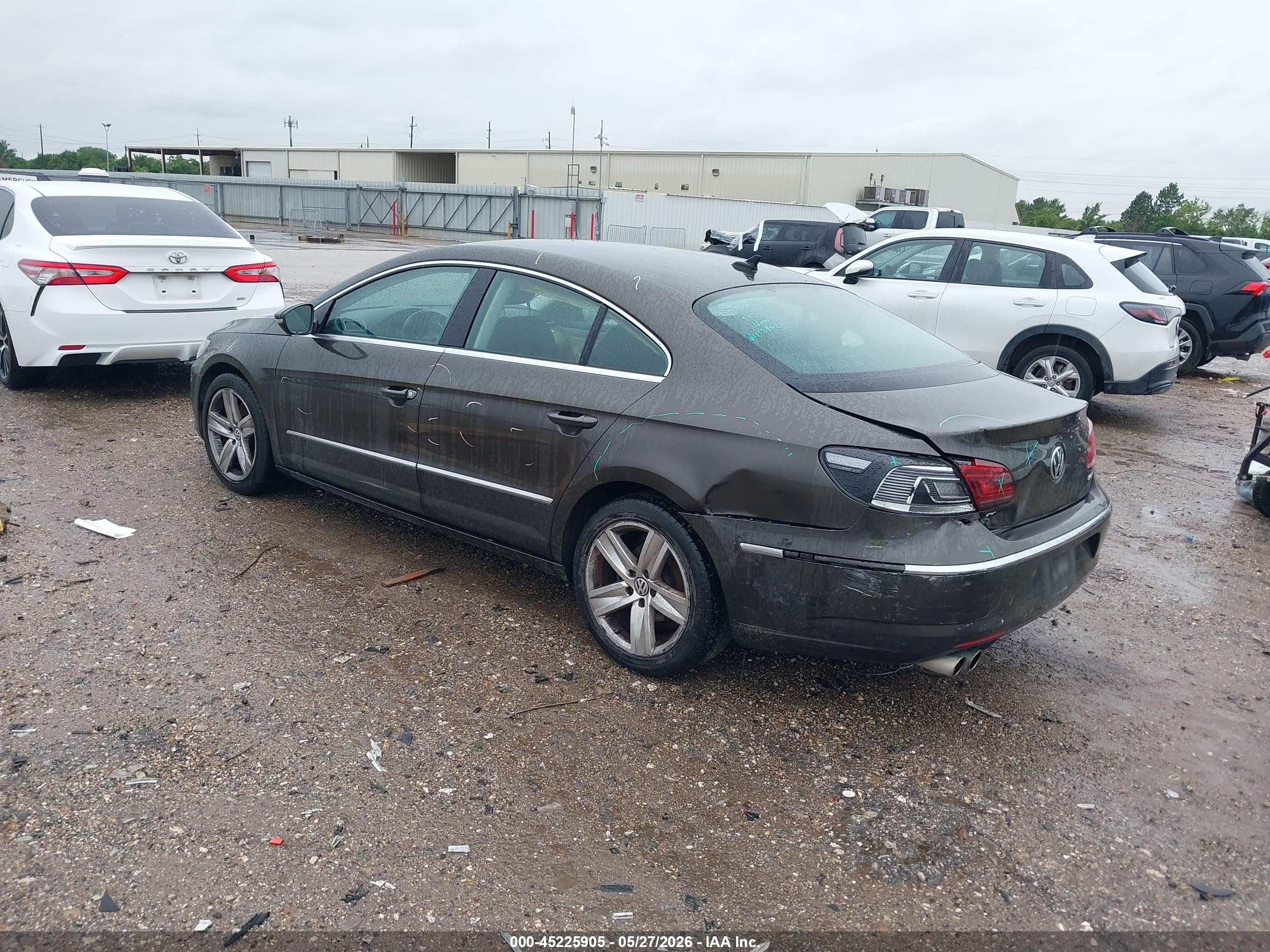 2013 Volkswagen Cc 2.0t Sport Gray vin: WVWBP7AN4DE562645