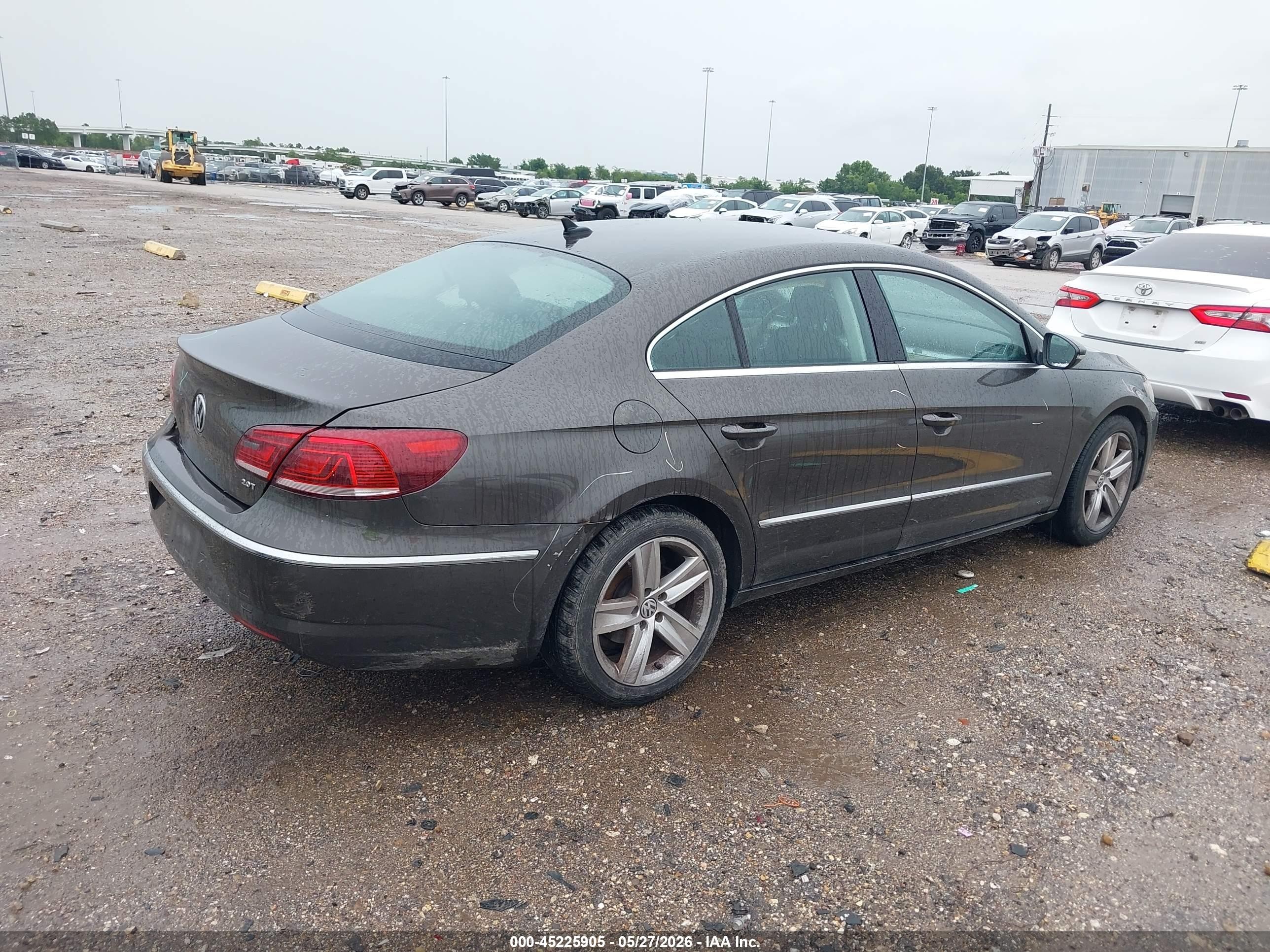 2013 Volkswagen Cc 2.0t Sport Gray vin: WVWBP7AN4DE562645