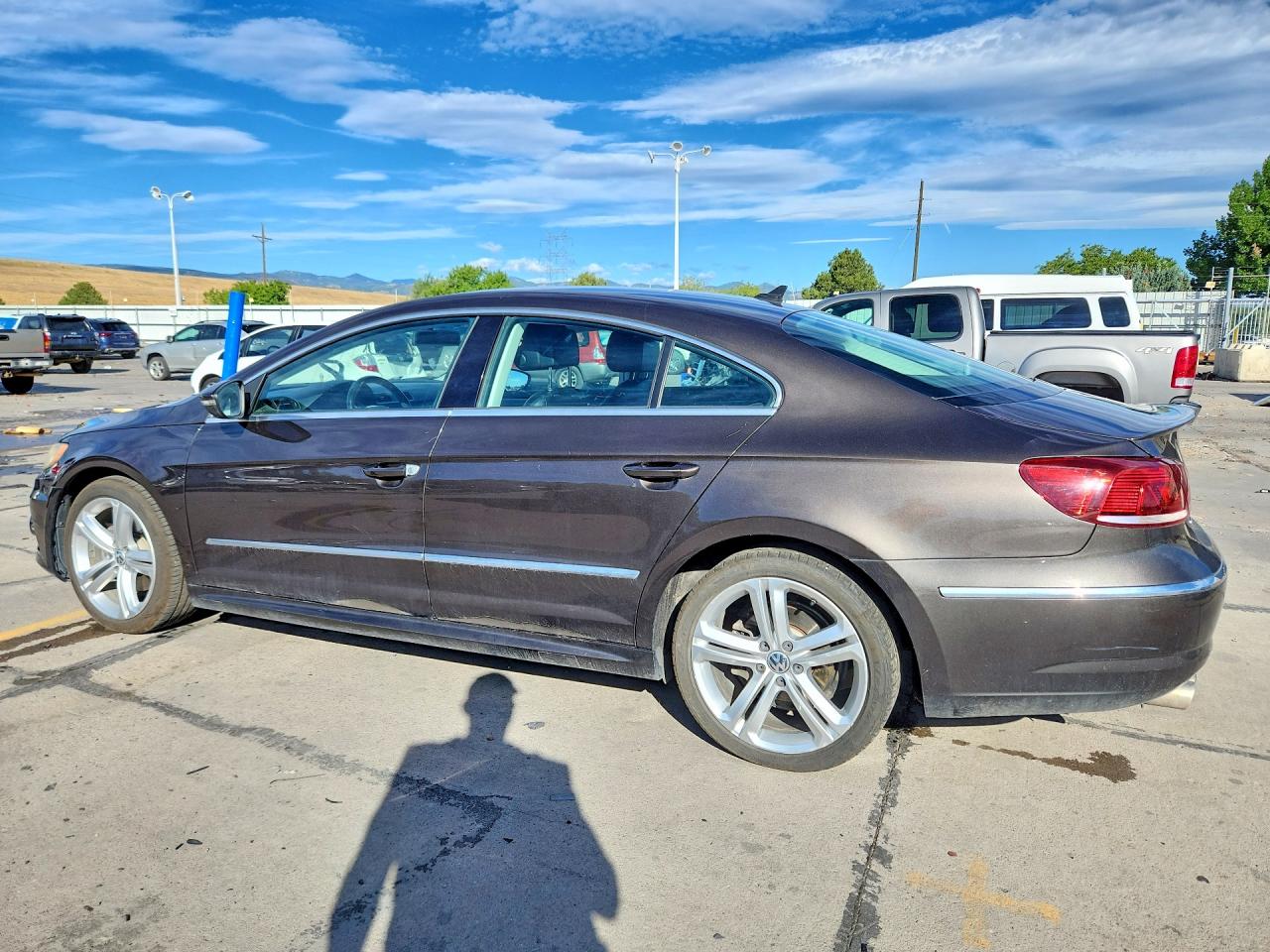 2014 Volkswagen Cc Sport Gray vin: WVWBP7AN4EE508358
