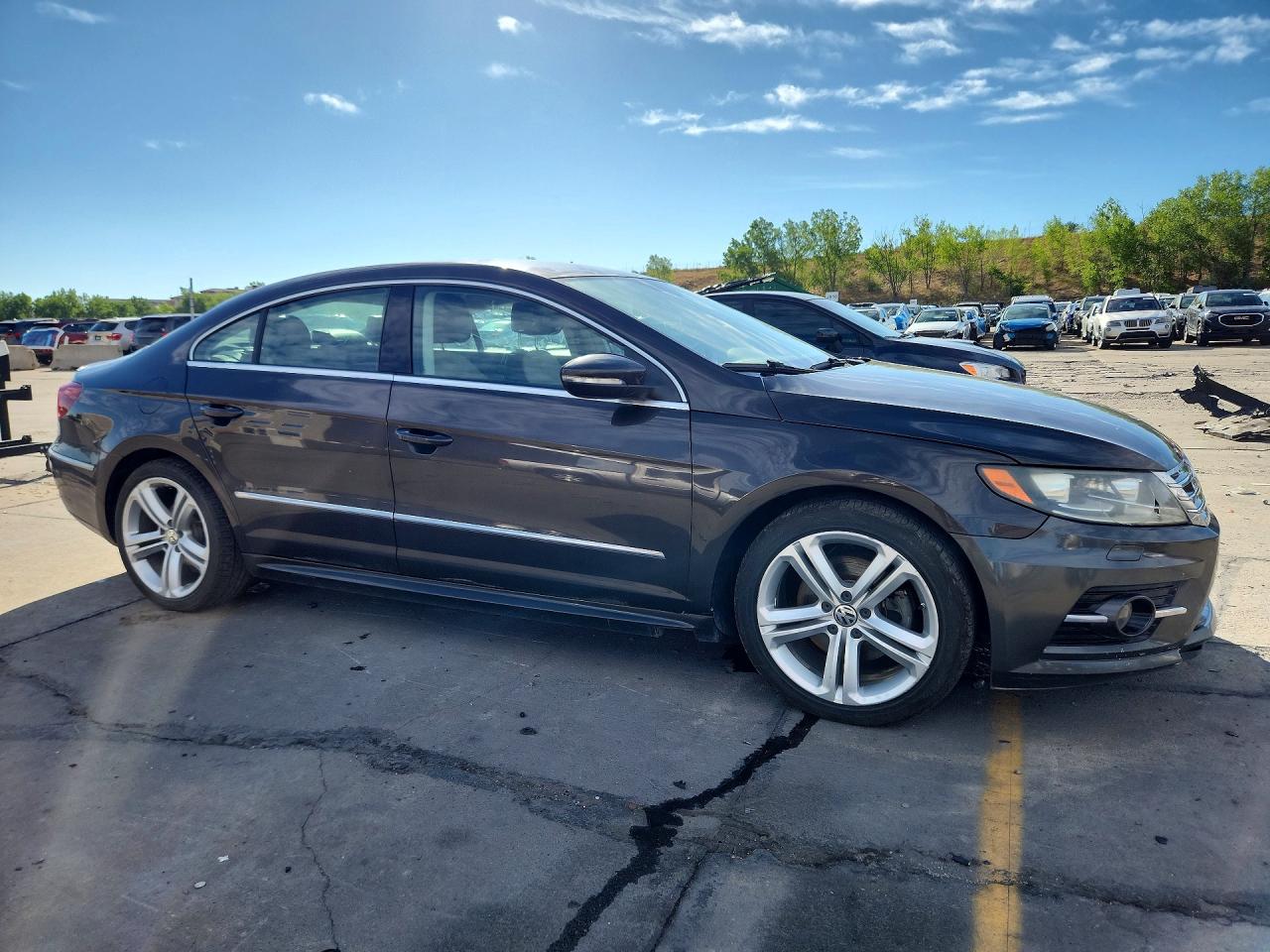 2014 Volkswagen Cc Sport Gray vin: WVWBP7AN4EE508358