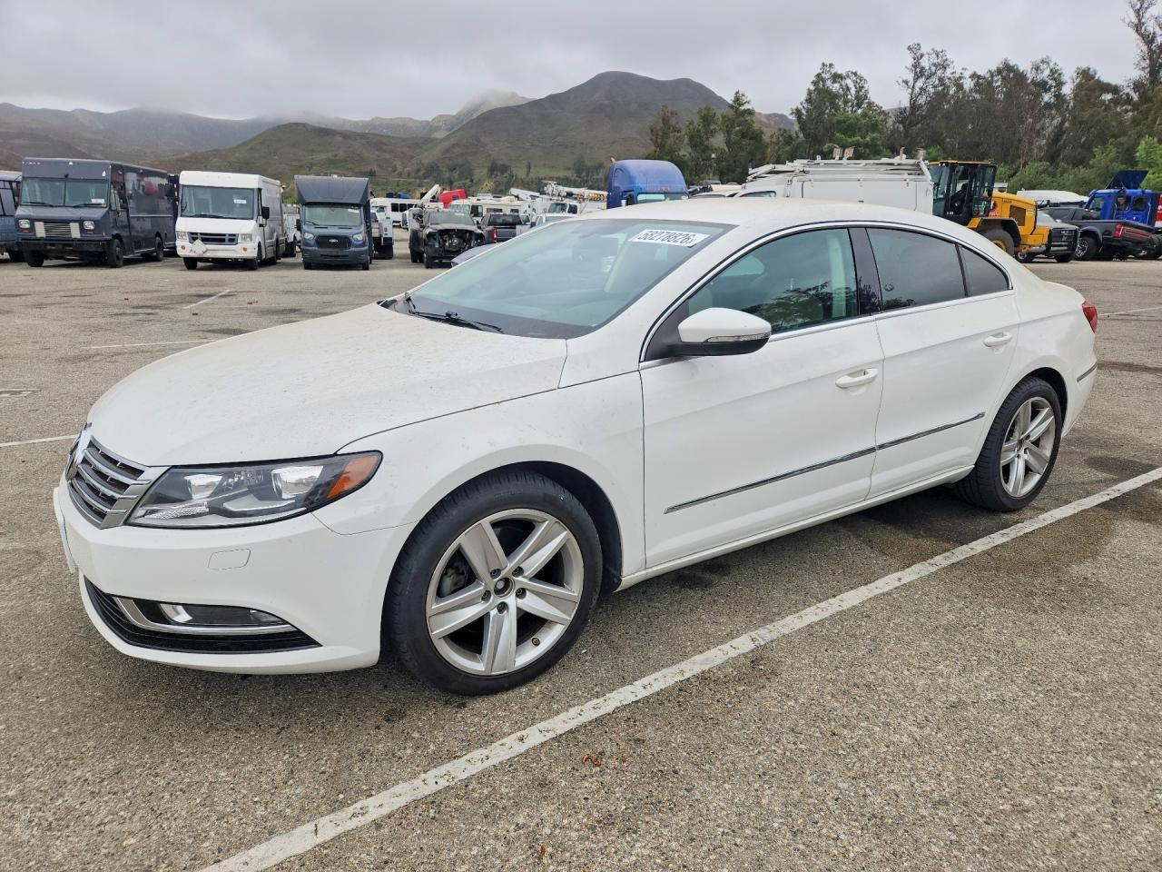 2014 Volkswagen Cc Sport White vin: WVWBP7AN4EE535804