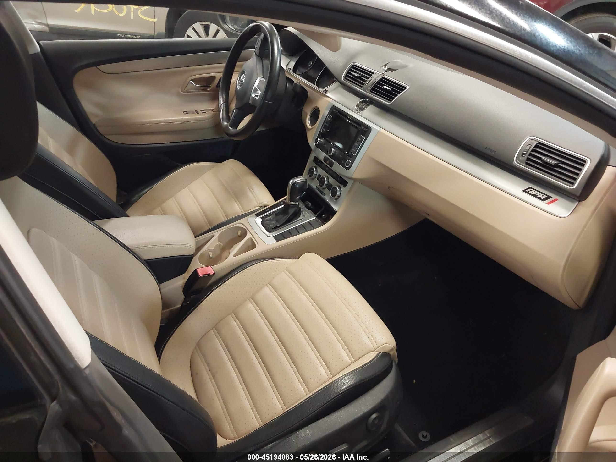2014 Volkswagen Cc 2.0t Sport Black vin: WVWBP7AN4EE537665