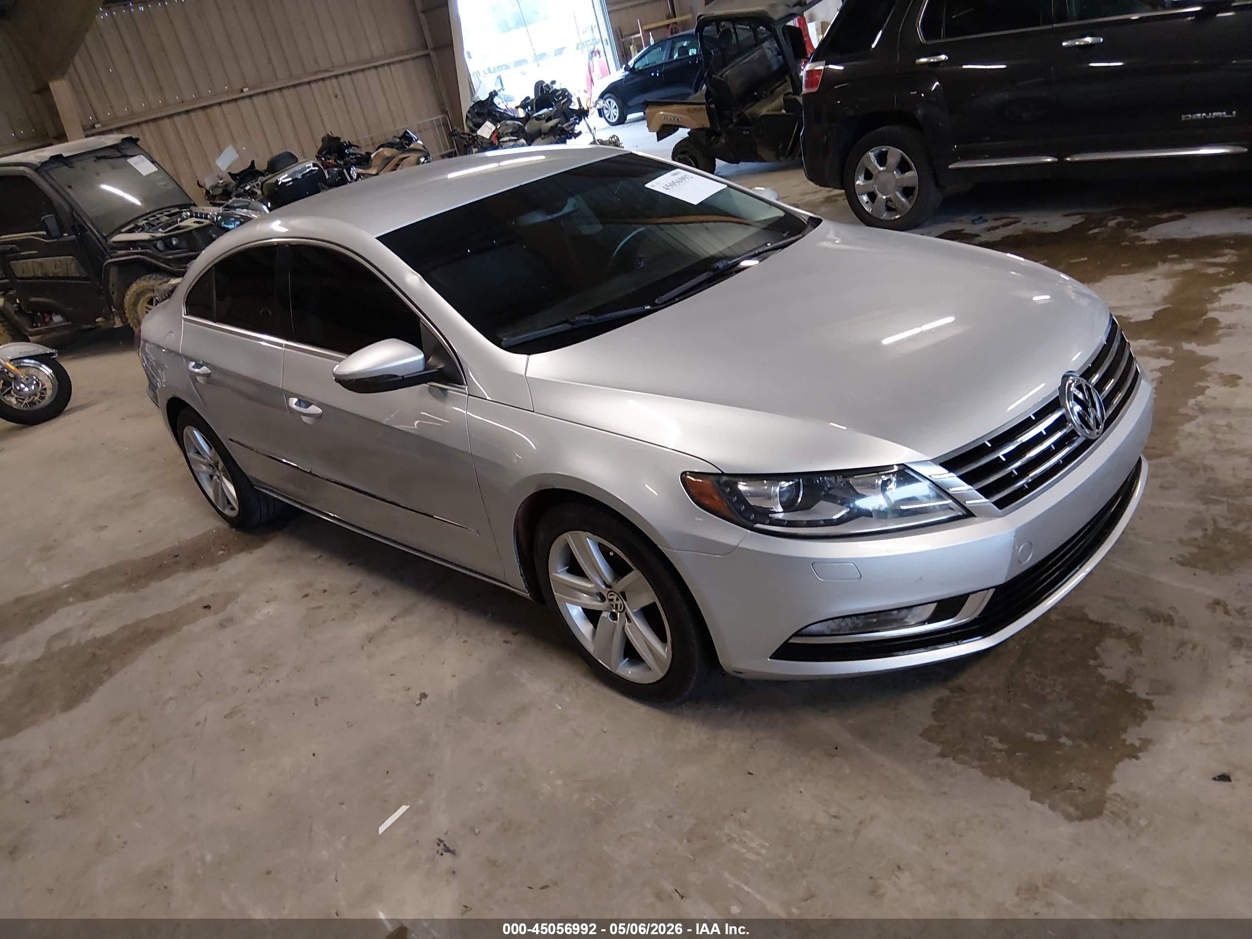 2015 Volkswagen Cc 2.0t Sport Gray vin: WVWBP7AN4FE800755