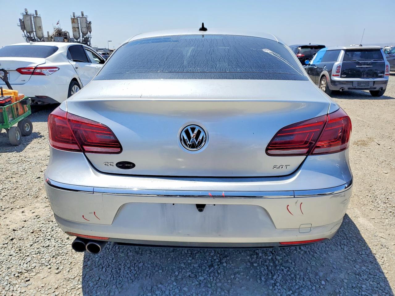 2013 Volkswagen Cc Sport Silver vin: WVWBP7AN5DE504835