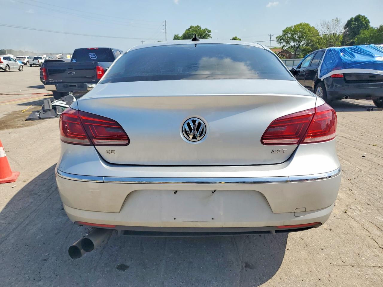 2013 Volkswagen Cc Sport Silver vin: WVWBP7AN5DE520131
