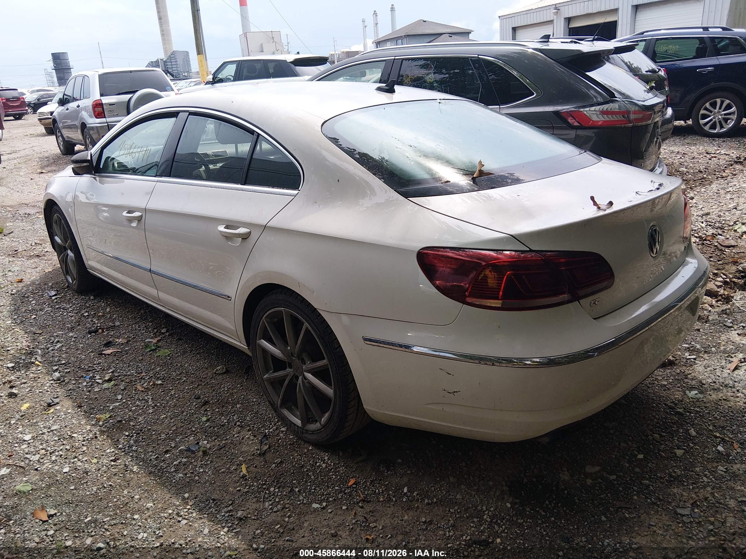 2013 Volkswagen Cc 2.0t Sport White vin: WVWBP7AN5DE557633