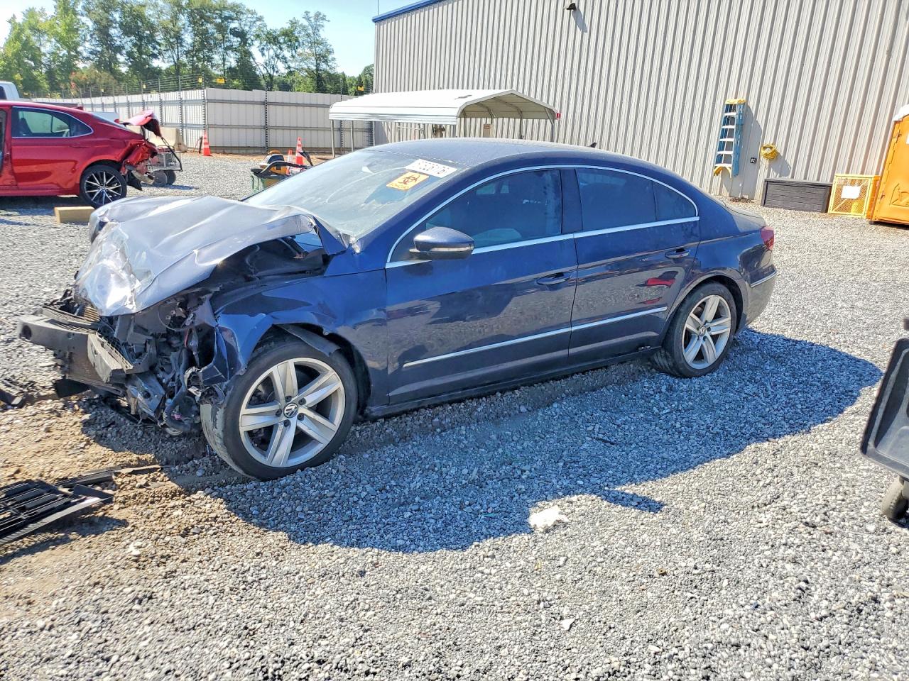2014 Volkswagen Cc Sport Blue vin: WVWBP7AN5EE506327