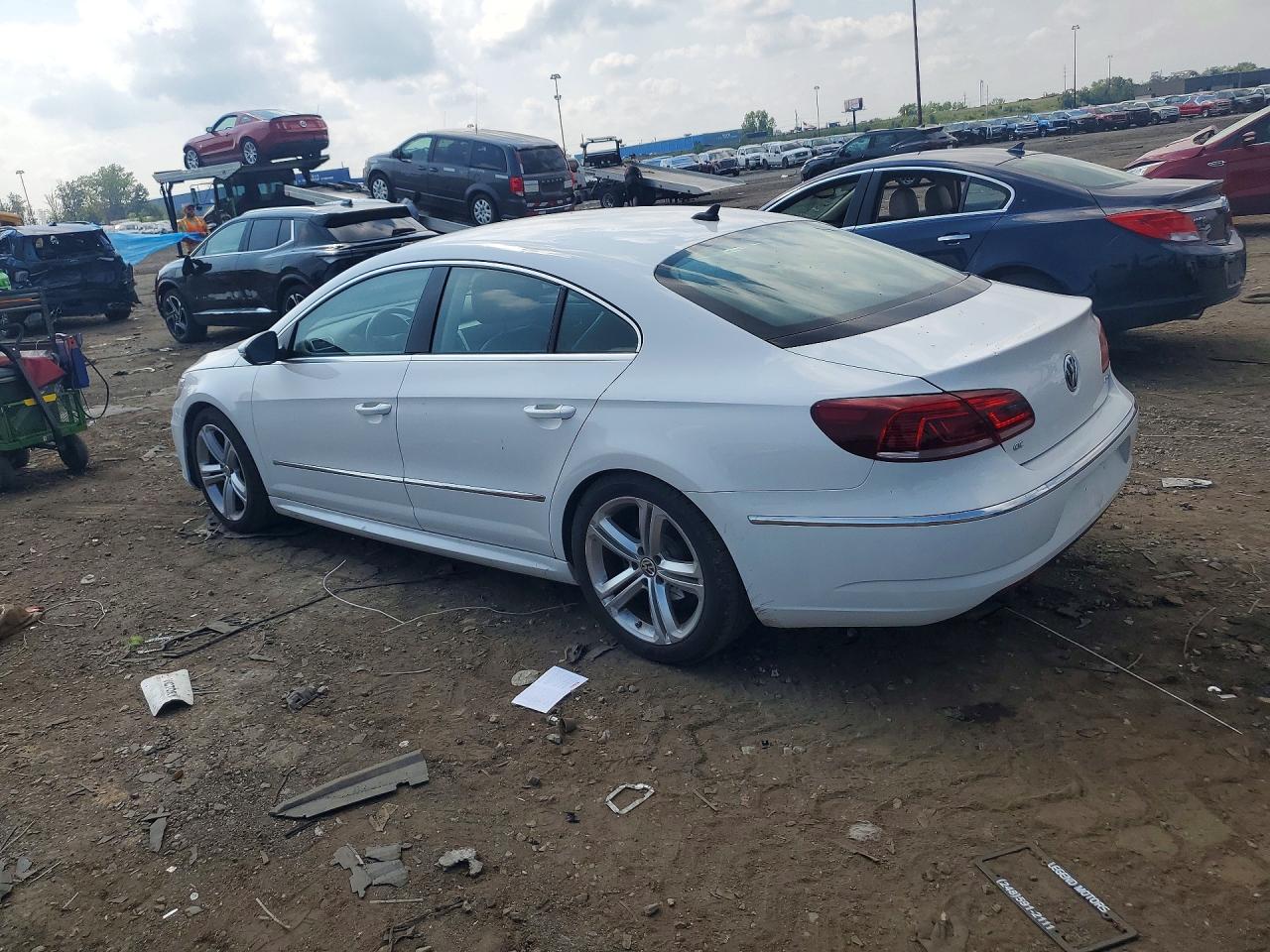 2014 Volkswagen Cc Sport White vin: WVWBP7AN5EE514962