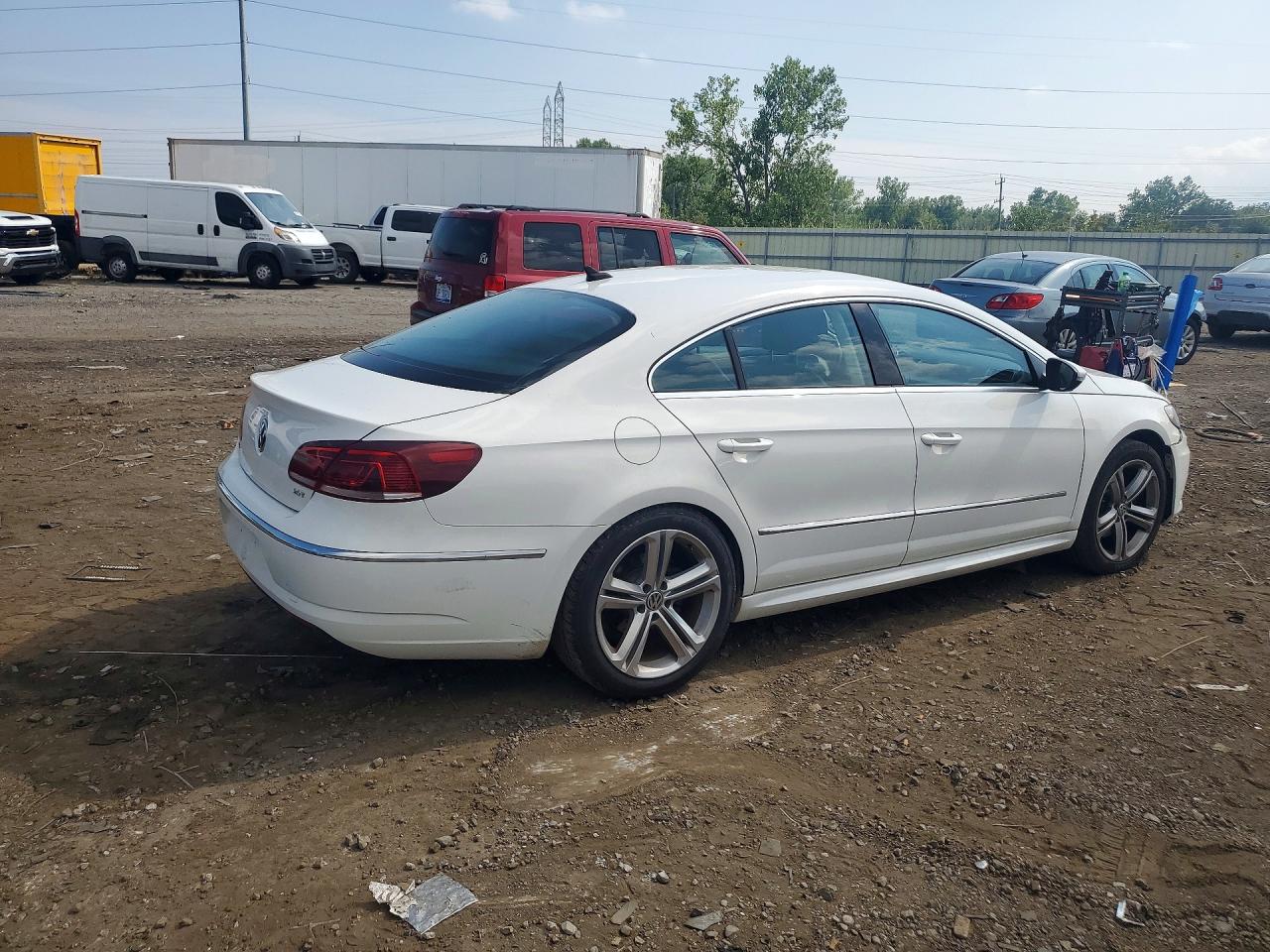 2014 Volkswagen Cc Sport White vin: WVWBP7AN5EE514962