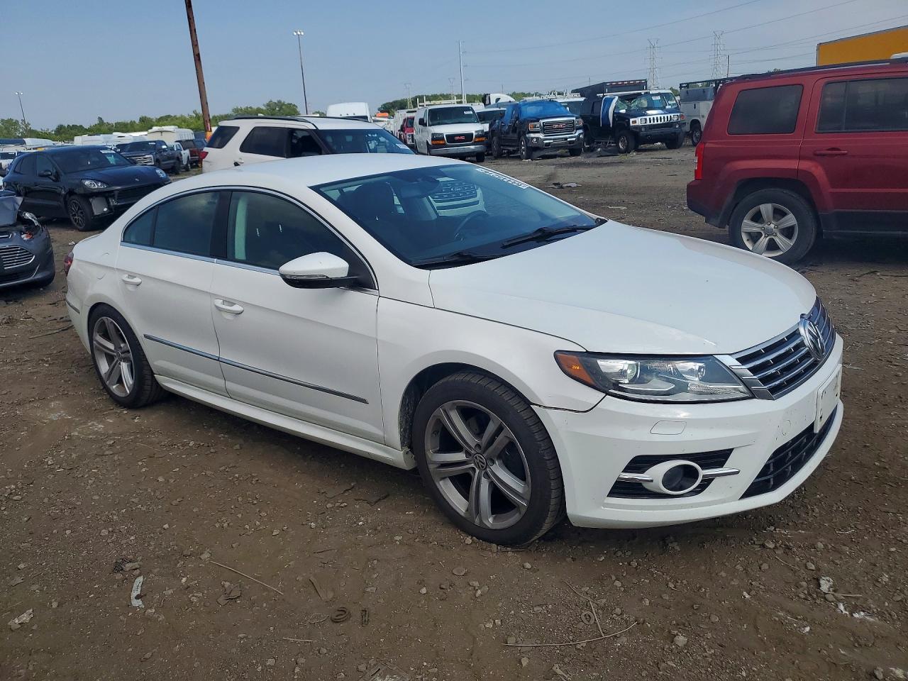 2014 Volkswagen Cc Sport White vin: WVWBP7AN5EE514962