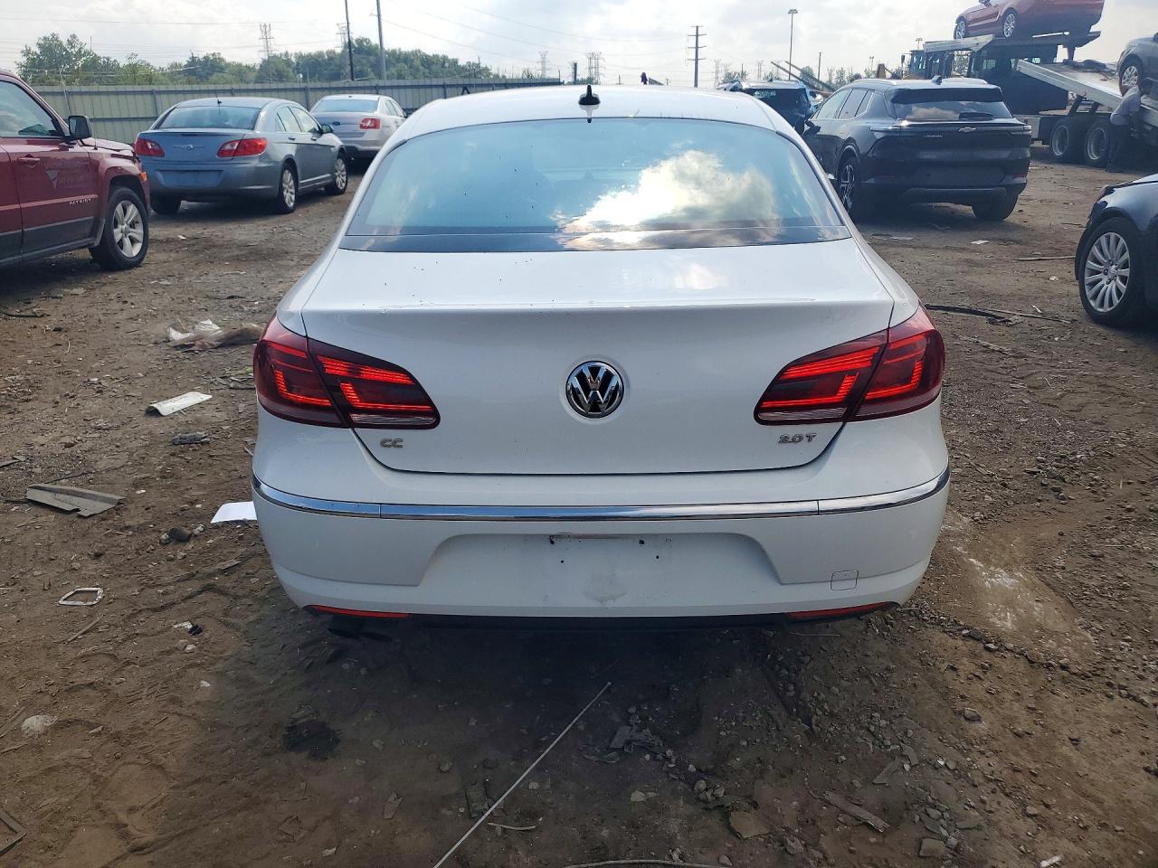 2014 Volkswagen Cc Sport White vin: WVWBP7AN5EE514962