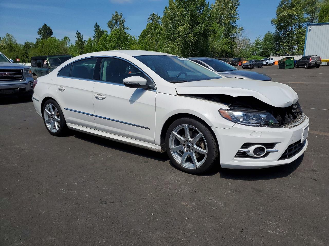 2014 Volkswagen Cc Sport White vin: WVWBP7AN5EE528473