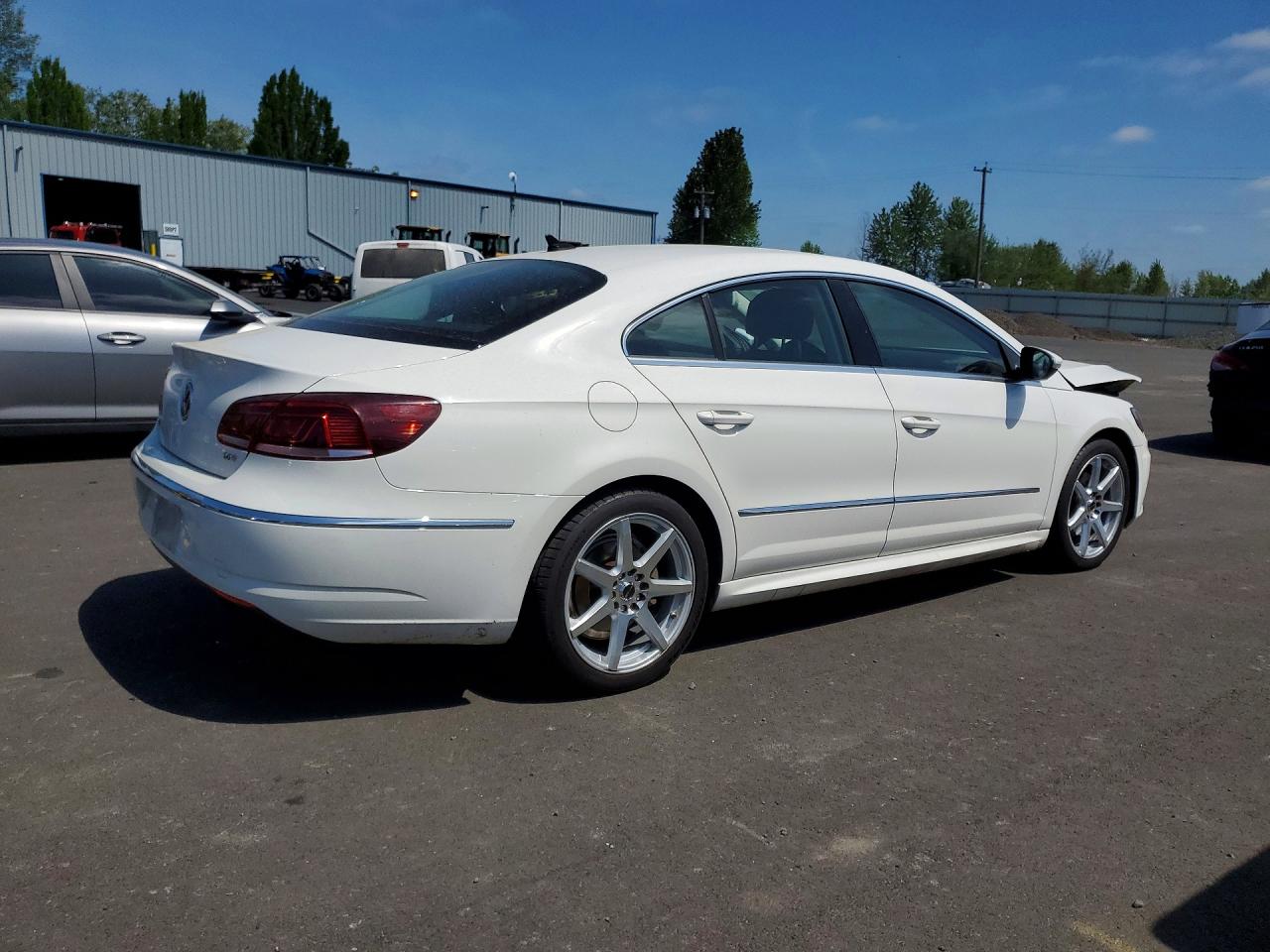 2014 Volkswagen Cc Sport White vin: WVWBP7AN5EE528473