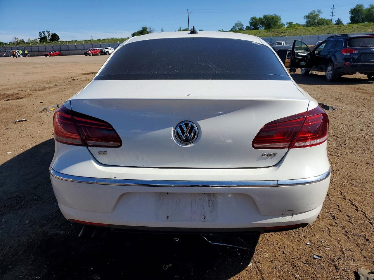 2013 Volkswagen Cc Sport White vin: WVWBP7AN6DE527220