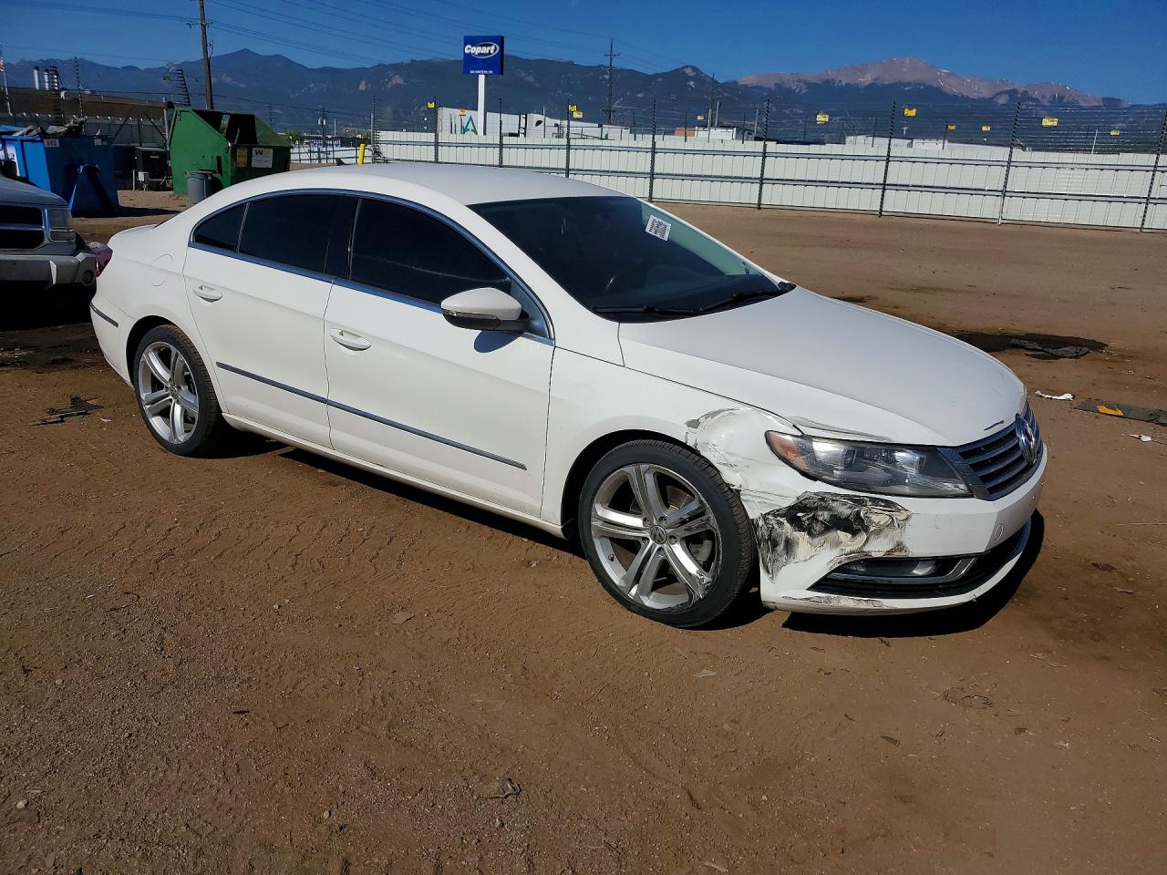 2013 Volkswagen Cc Sport White vin: WVWBP7AN6DE527220