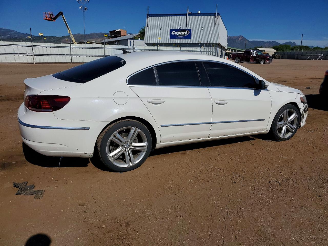 2013 Volkswagen Cc Sport White vin: WVWBP7AN6DE527220