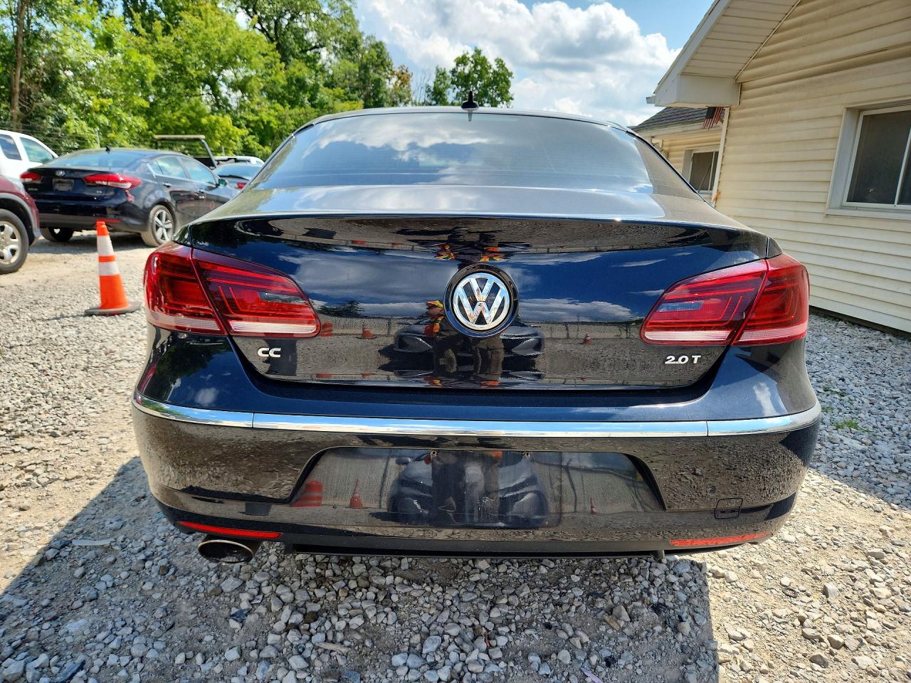2015 Volkswagen Cc Sport Black vin: WVWBP7AN6FE803561