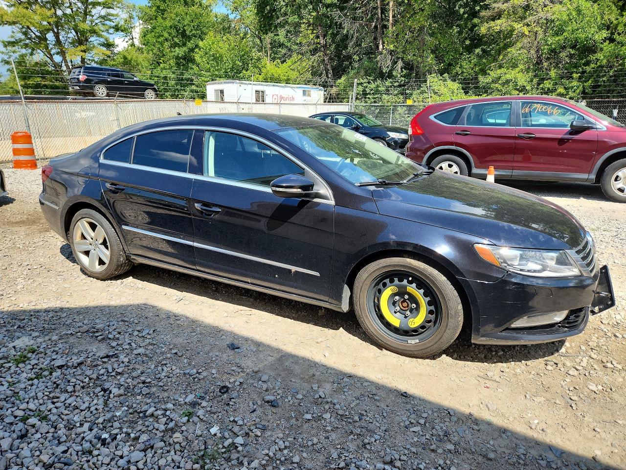 2015 Volkswagen Cc Sport Black vin: WVWBP7AN6FE803561