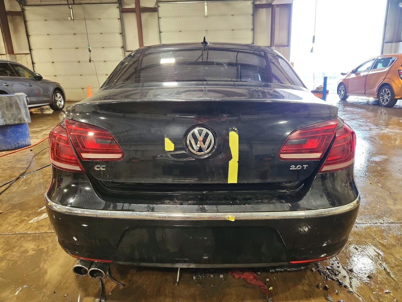 2015 Volkswagen Cc Sport Black vin: WVWBP7AN6FE820344