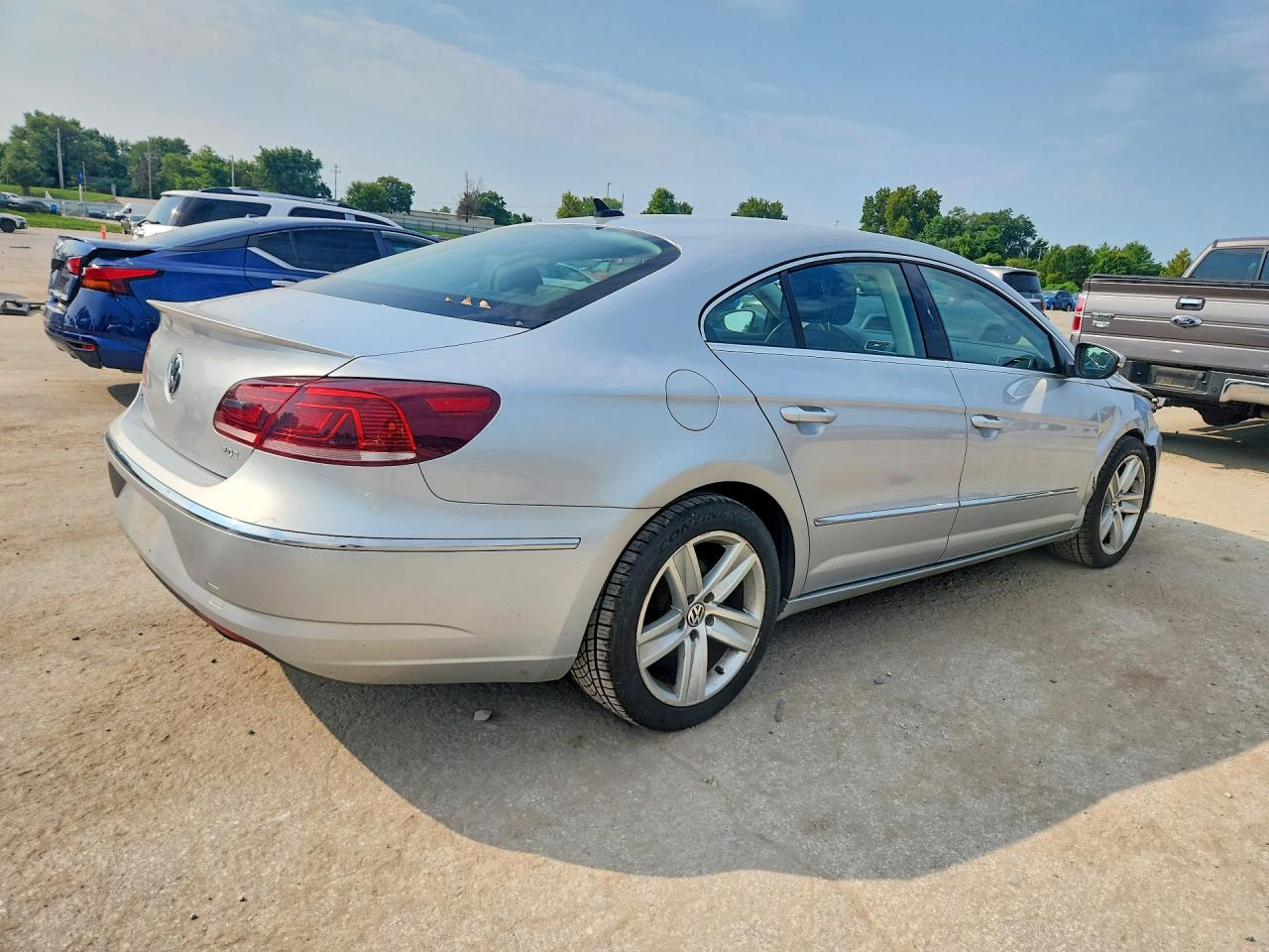 2014 Volkswagen Cc Sport Silver vin: WVWBP7AN7EE517104