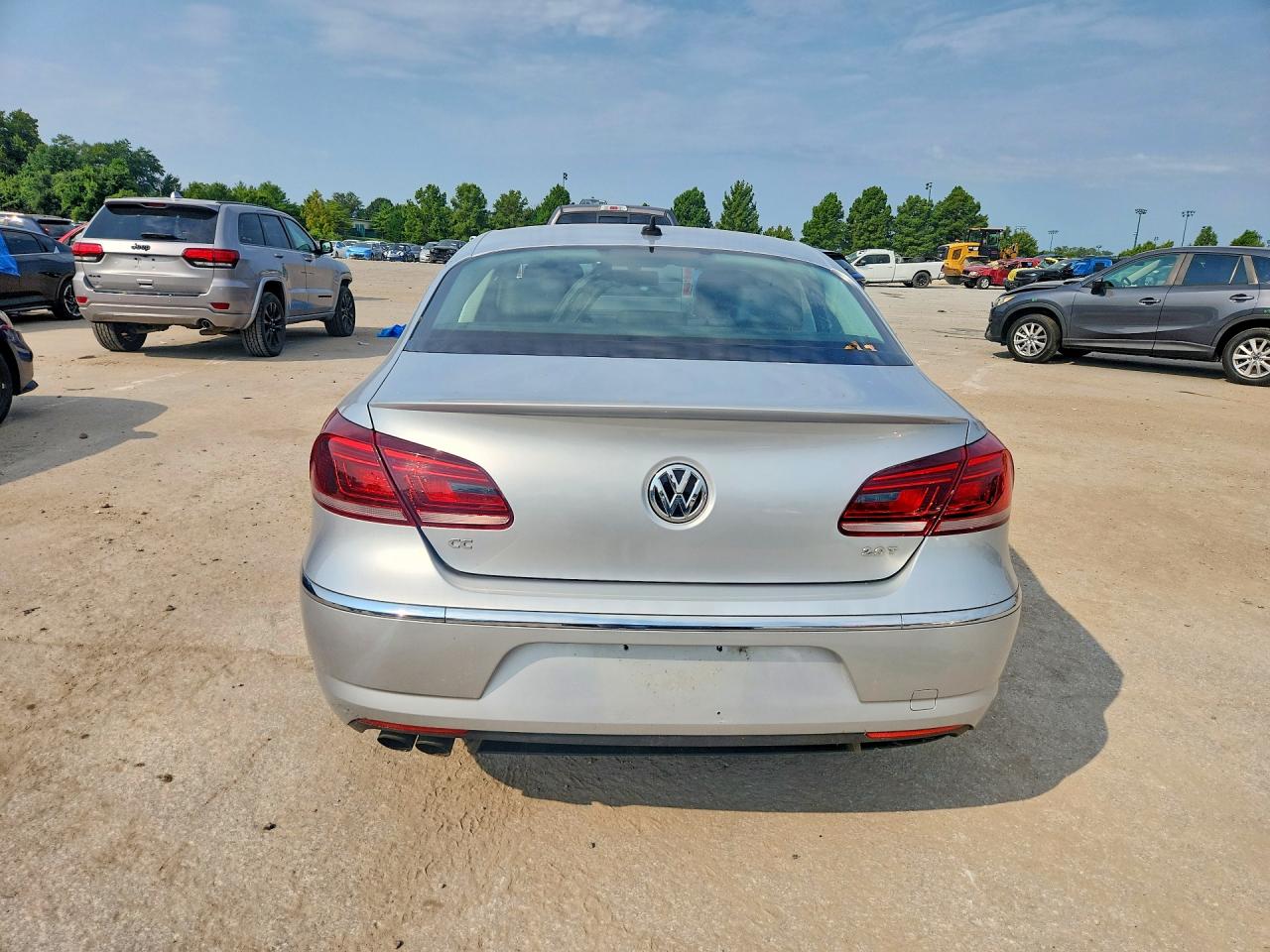 2014 Volkswagen Cc Sport Silver vin: WVWBP7AN7EE517104