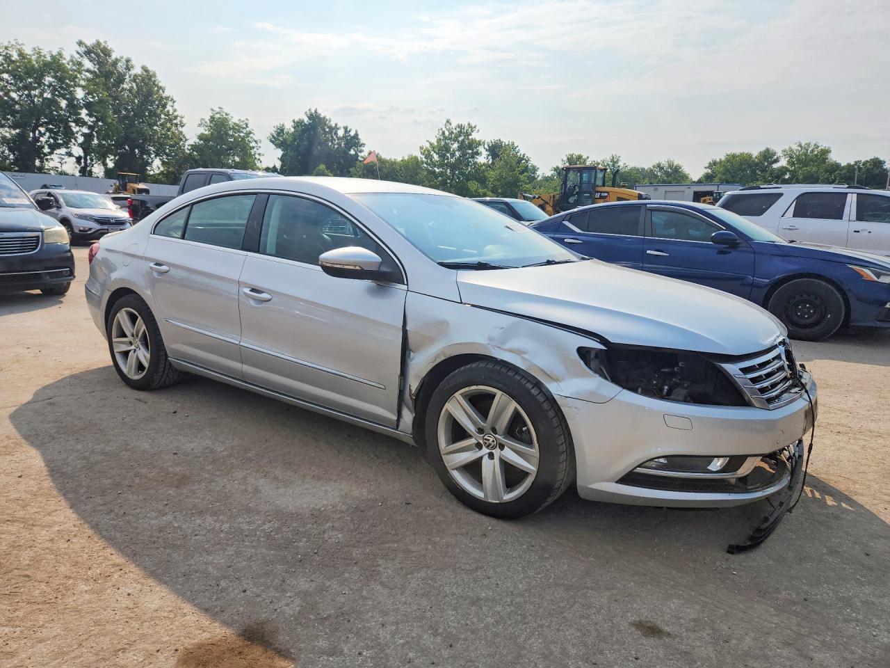 2014 Volkswagen Cc Sport Silver vin: WVWBP7AN7EE517104