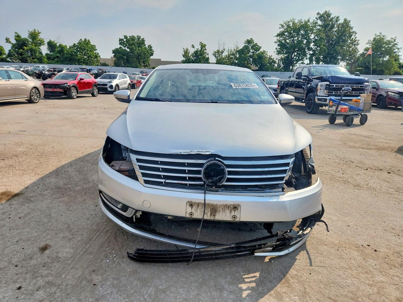 2014 Volkswagen Cc Sport Silver vin: WVWBP7AN7EE517104