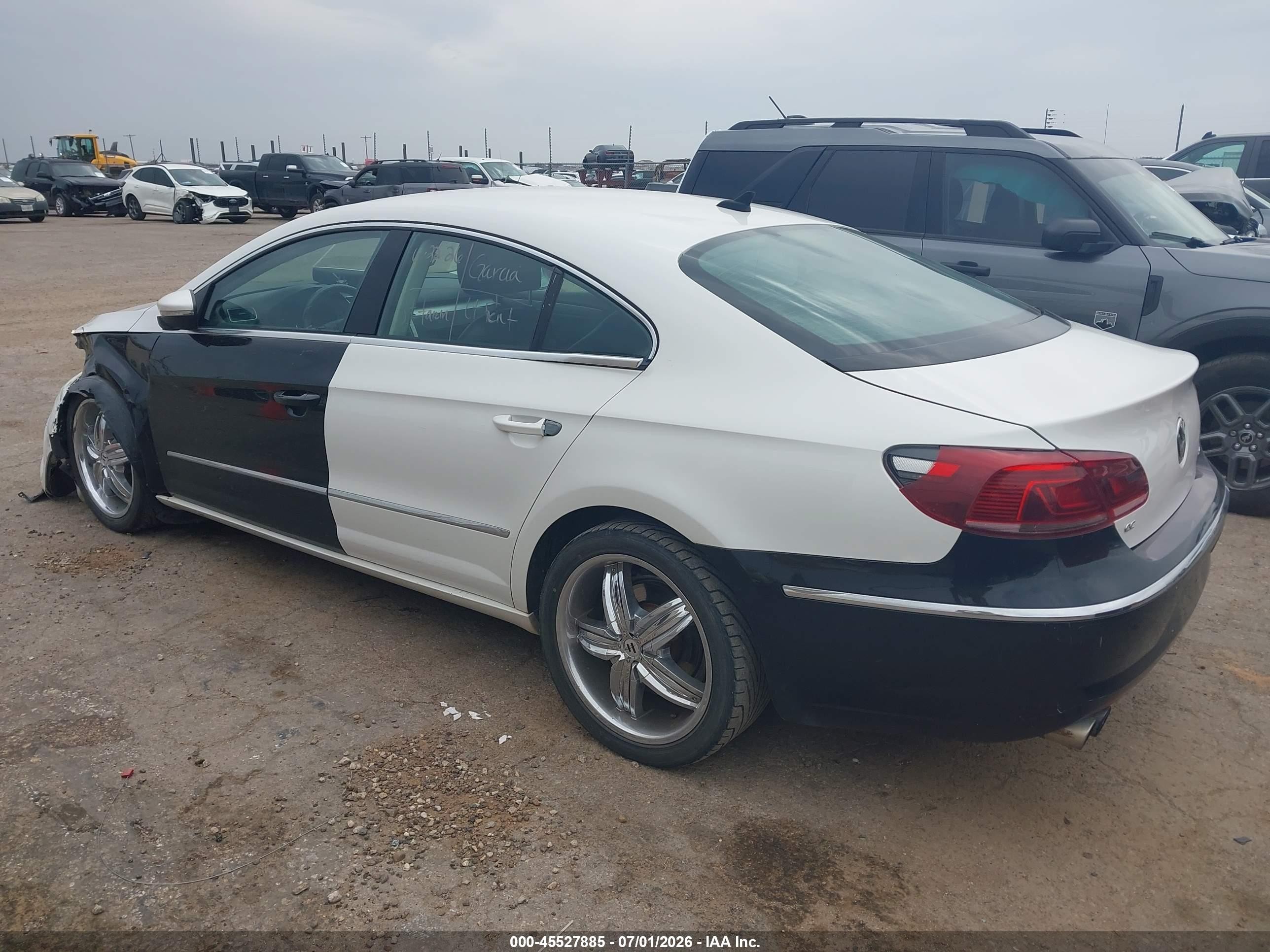 2014 Volkswagen Cc 2.0t Sport White vin: WVWBP7AN7EE526188