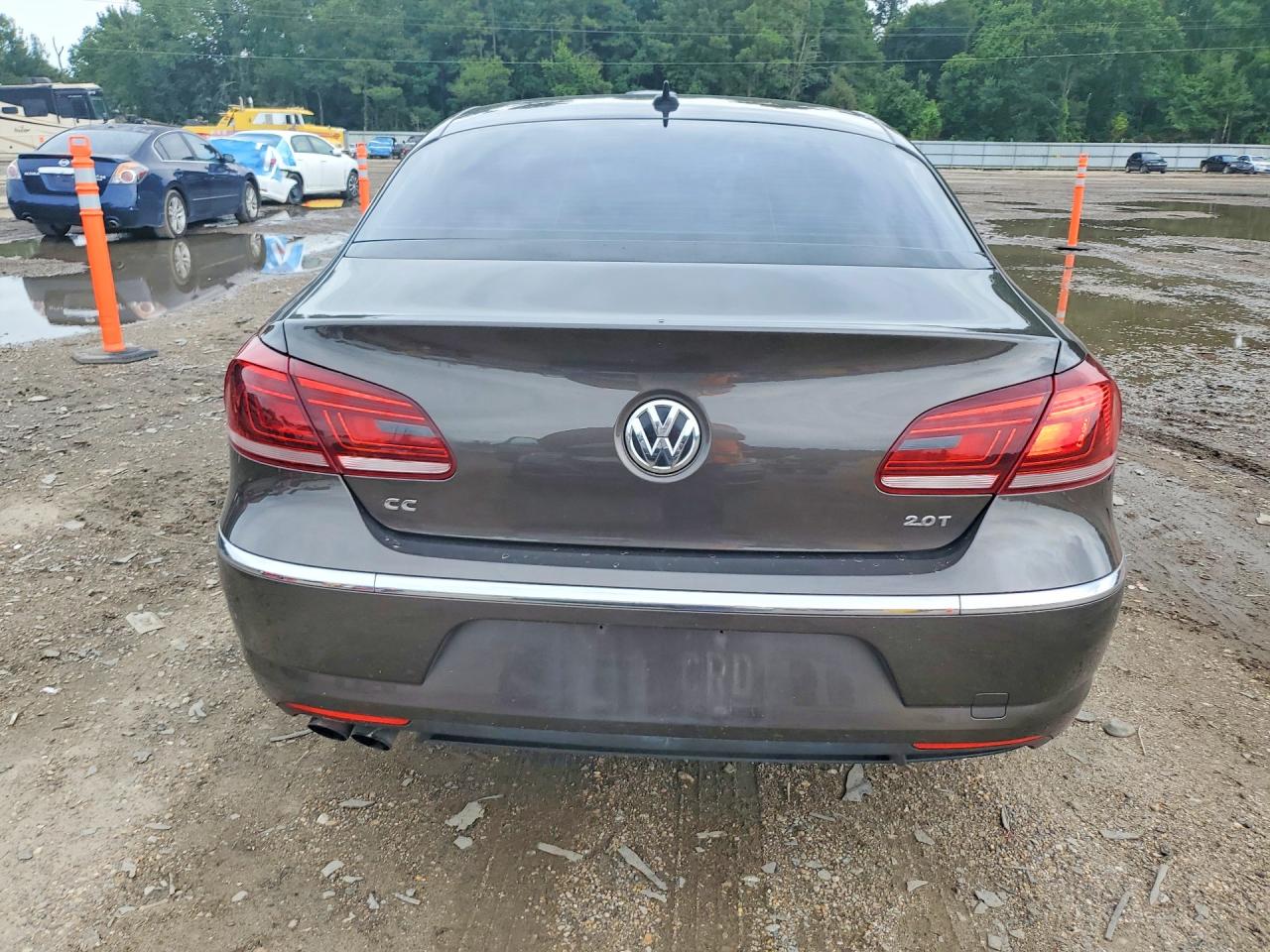 2015 Volkswagen Cc Sport Gray vin: WVWBP7AN7FE813791