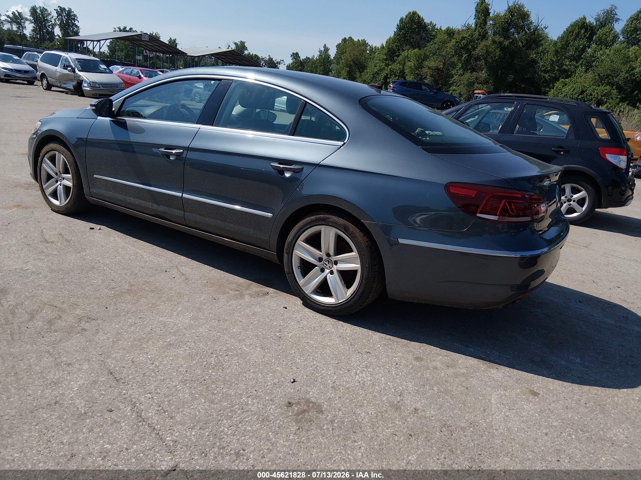 2015 Volkswagen Cc 2.0t Sport Gray vin: WVWBP7AN7FE819252