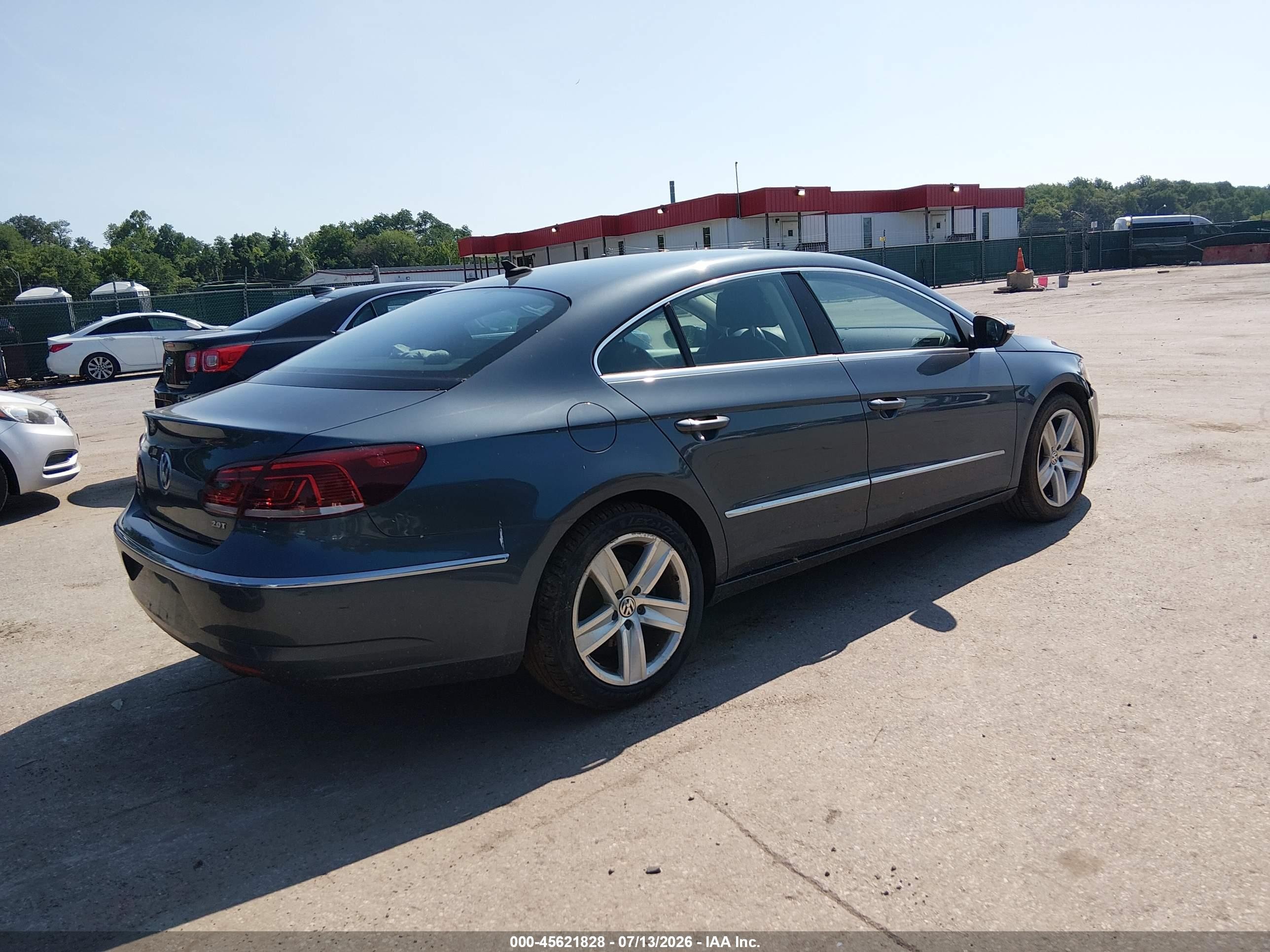 2015 Volkswagen Cc 2.0t Sport Gray vin: WVWBP7AN7FE819252