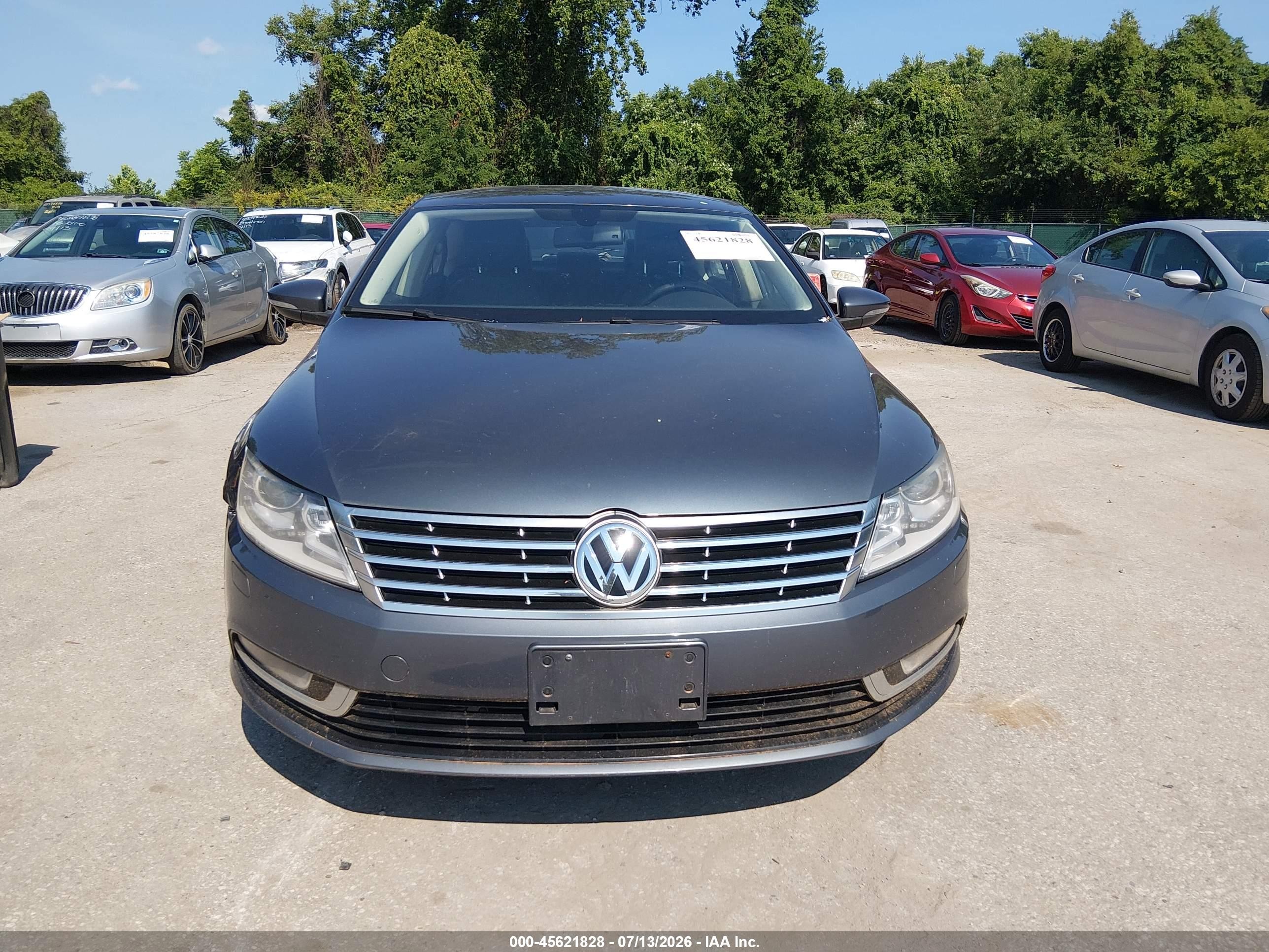 2015 Volkswagen Cc 2.0t Sport Gray vin: WVWBP7AN7FE819252
