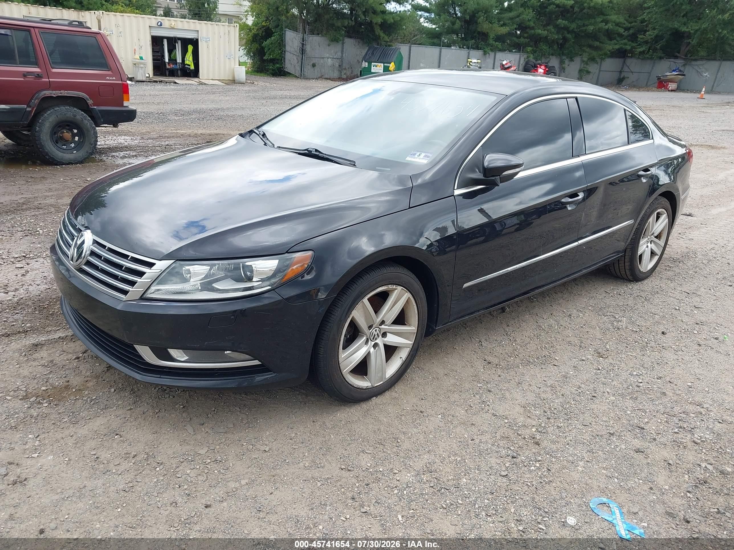 2015 Volkswagen Cc 2.0t Sport Черный vin: WVWBP7AN7FE825679