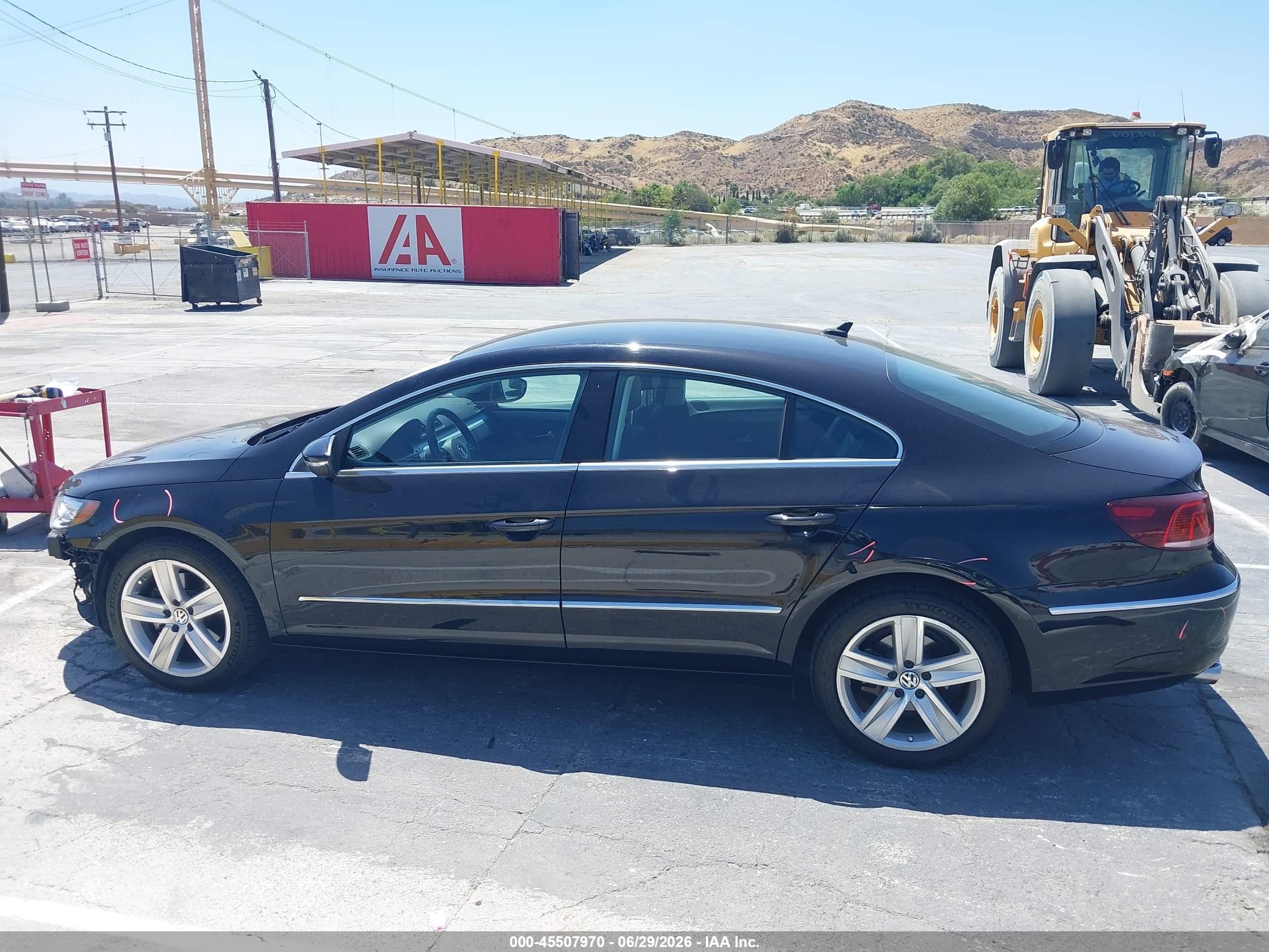 2014 Volkswagen Cc Sport Black vin: WVWBP7ANOEE505389