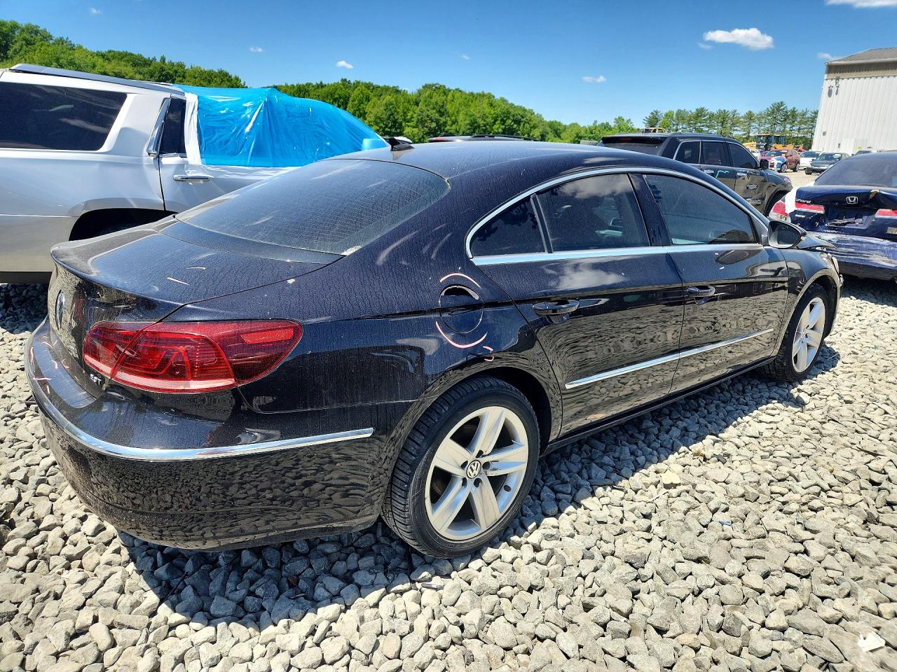 2013 Volkswagen Cc Sport Black vin: WVWBP7ANXDE548507