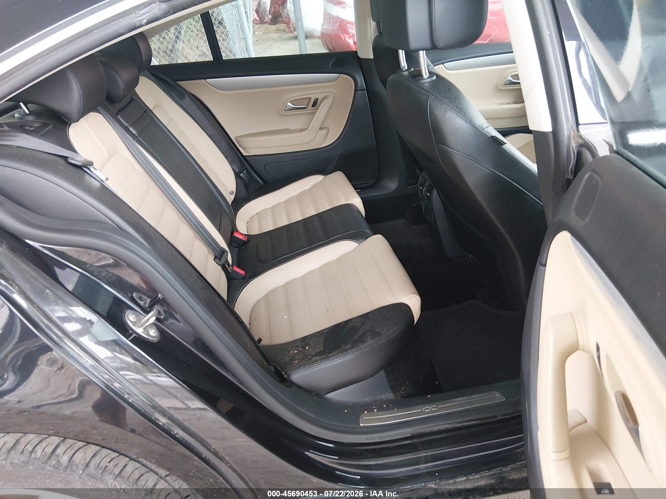 2013 Volkswagen Cc 2.0t Sport Black vin: WVWBP7ANXDE557997