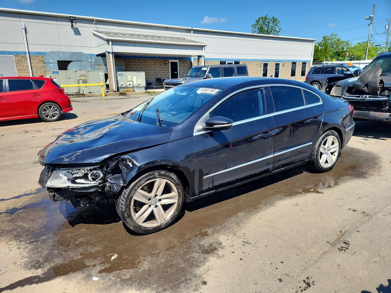 2013 Volkswagen Cc Sport Black vin: WVWBP7ANXDE569003