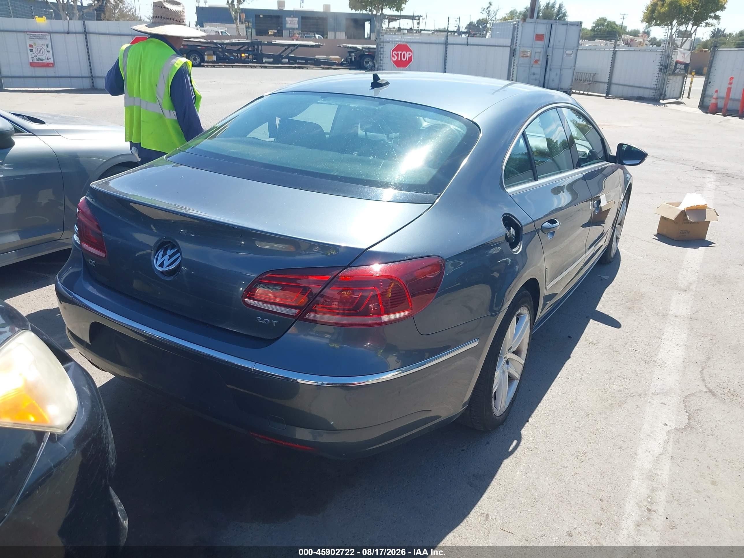 2015 Volkswagen Cc 2.0t Sport Серый vin: WVWBP7ANXFE823621