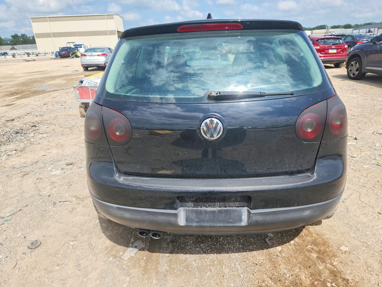 2007 Volkswagen Rabbit Black vin: WVWBR71KX7W243023