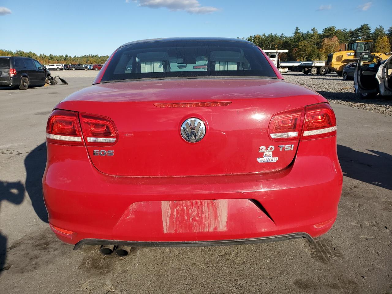 2012 Volkswagen Eos Komfort Red vin: WVWBW7AH0CV009762