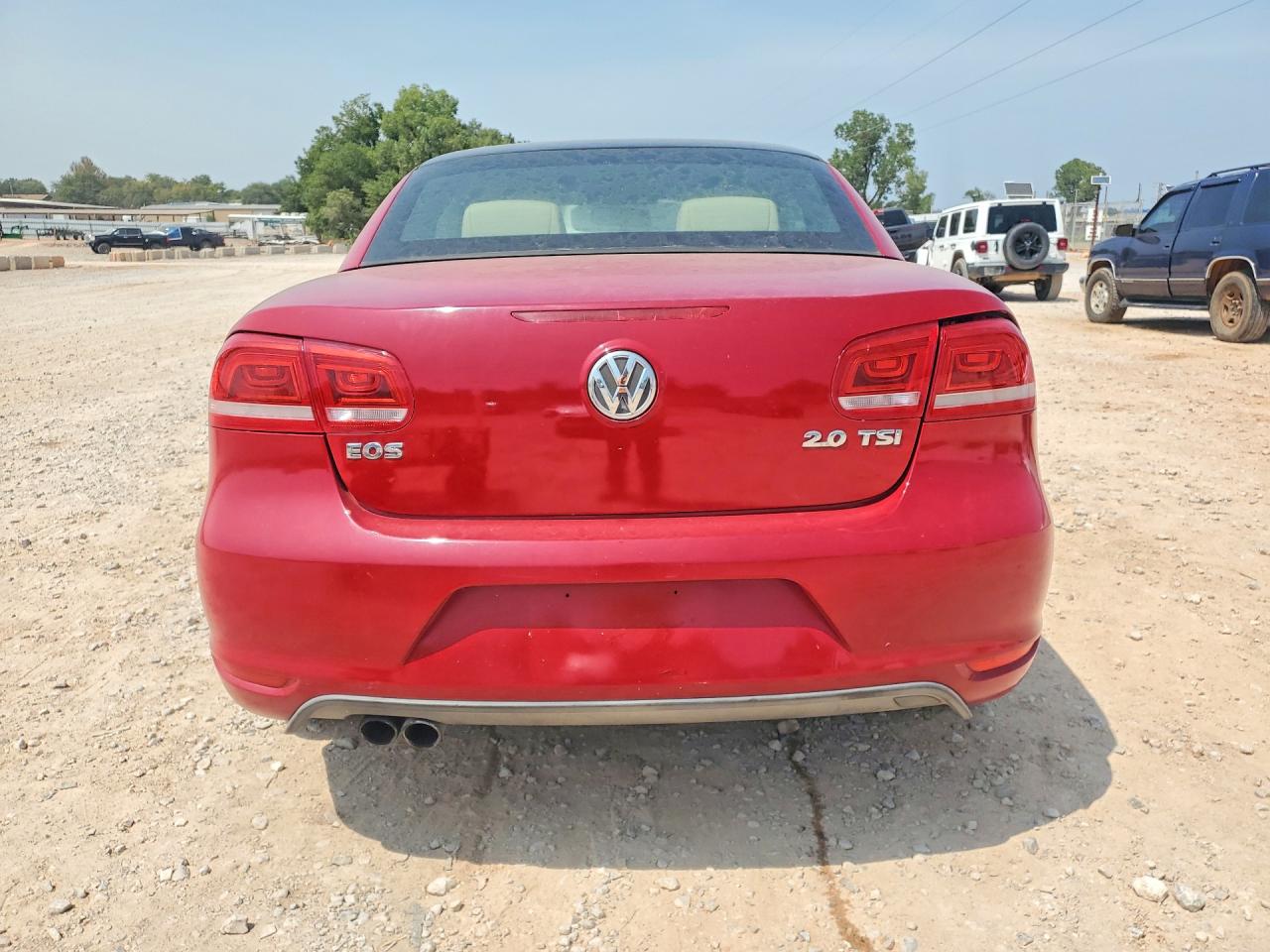 2012 Volkswagen Eos Komfort Красный vin: WVWBW7AH2CV012968