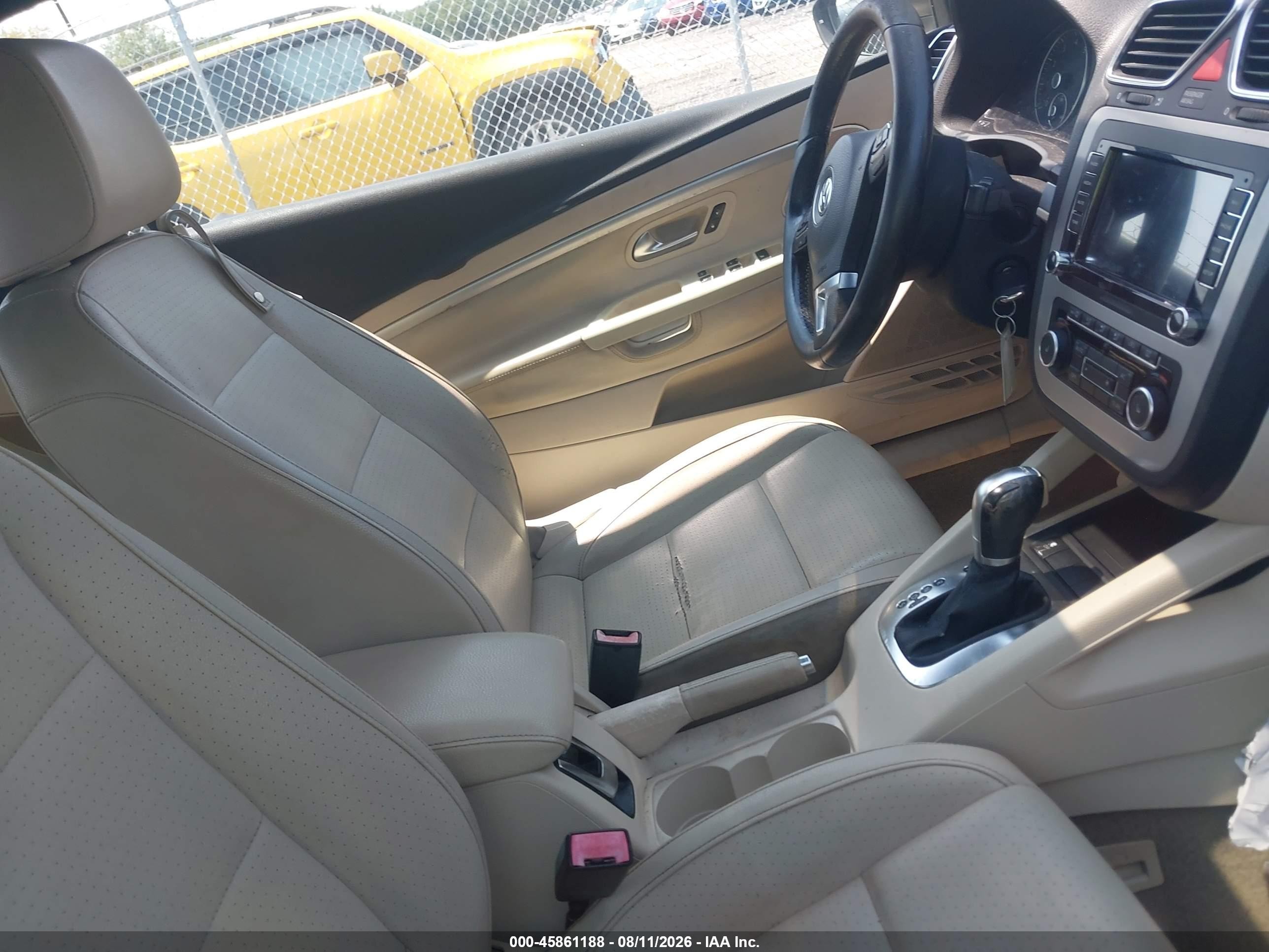 2012 Volkswagen Eos Komfort Brown vin: WVWBW7AH4CV002569