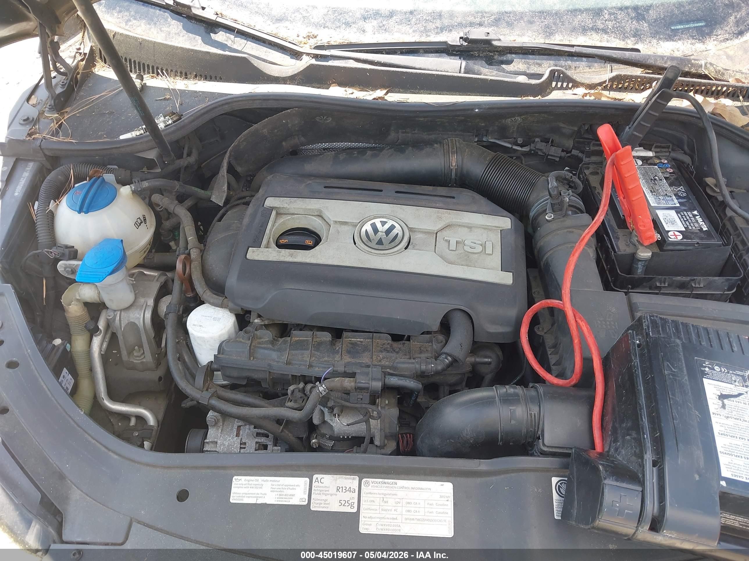 2012 Volkswagen Eos Komfort Серый vin: WVWBW7AH7CV009855