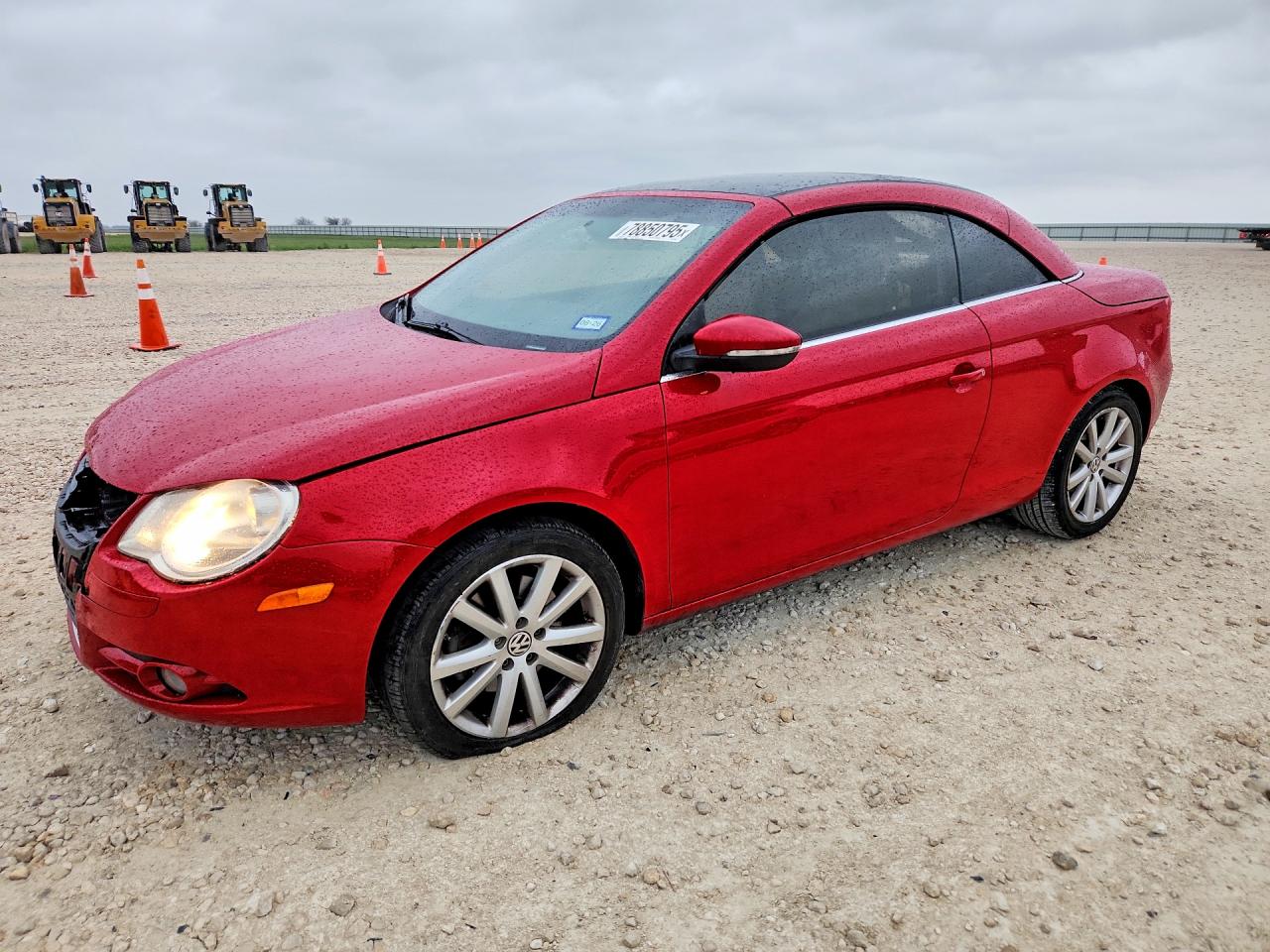 2011 Volkswagen Eos Komfort Красный vin: WVWBW7AH8BV004680