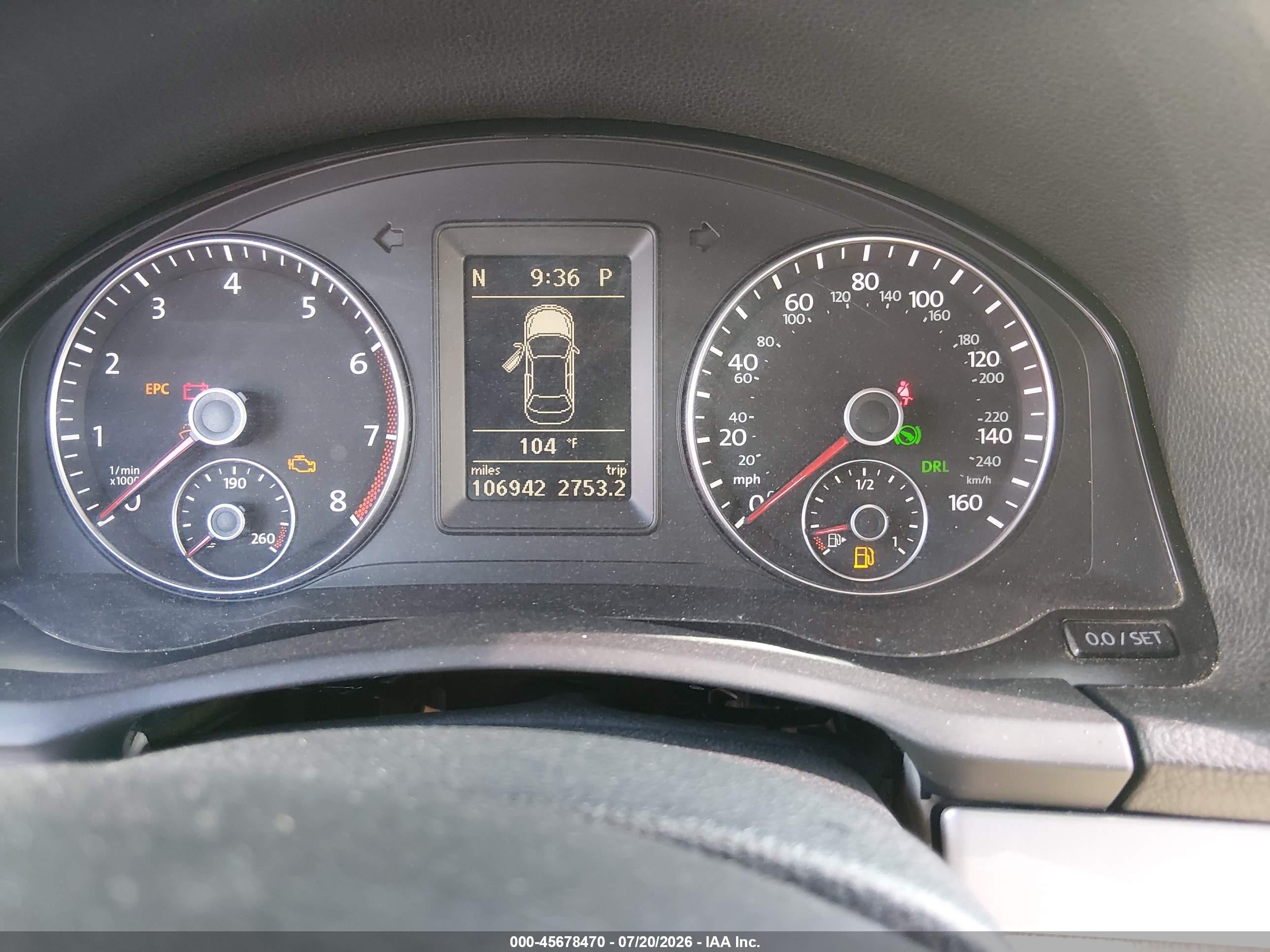 2012 Volkswagen Eos Komfort Черный vin: WVWBW7AH8CV020346